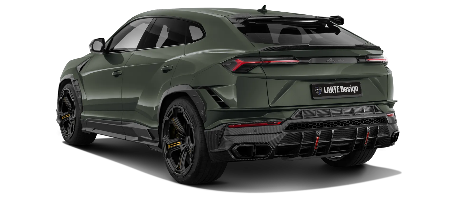 Lamborghini URUS S / Performante в цвете Verde Ermes с карбоновым тюнингом