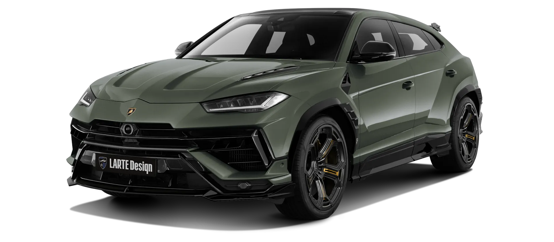Lamborghini URUS S / Performante в цвете Verde Ermes с кастомным обвесом