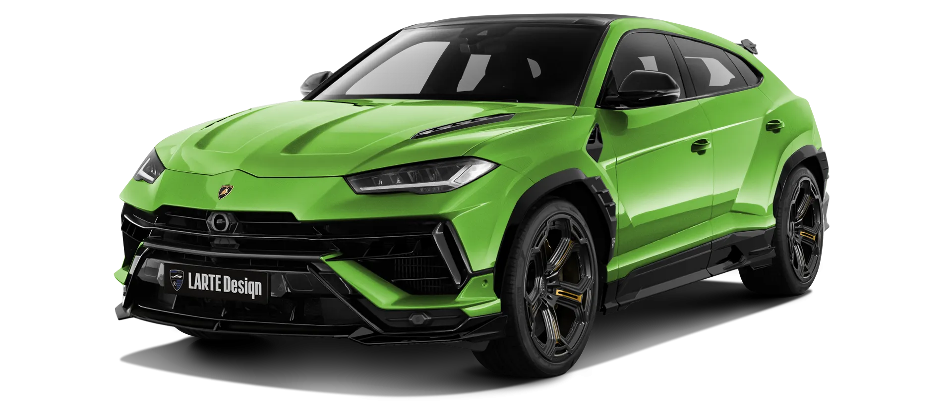 Lamborghini URUS S / Performante в цвете Verde Mantis с кастомным обвесом