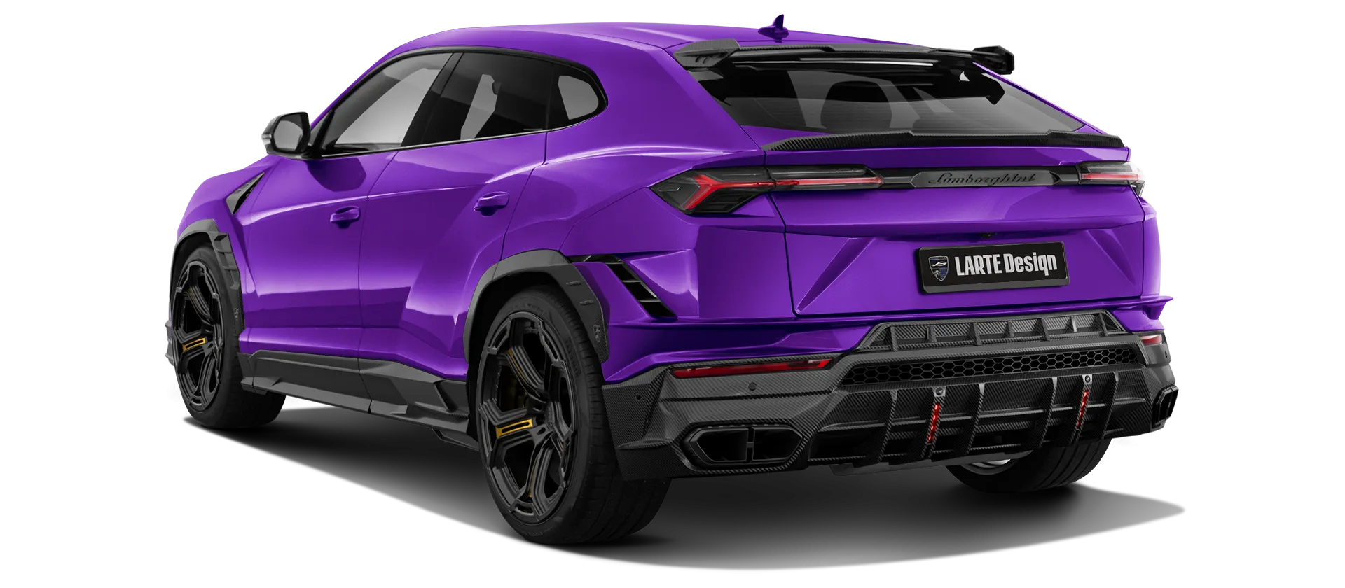 Lamborghini URUS S / Performante в цвете Viola Mitras с карбоновым тюнингом