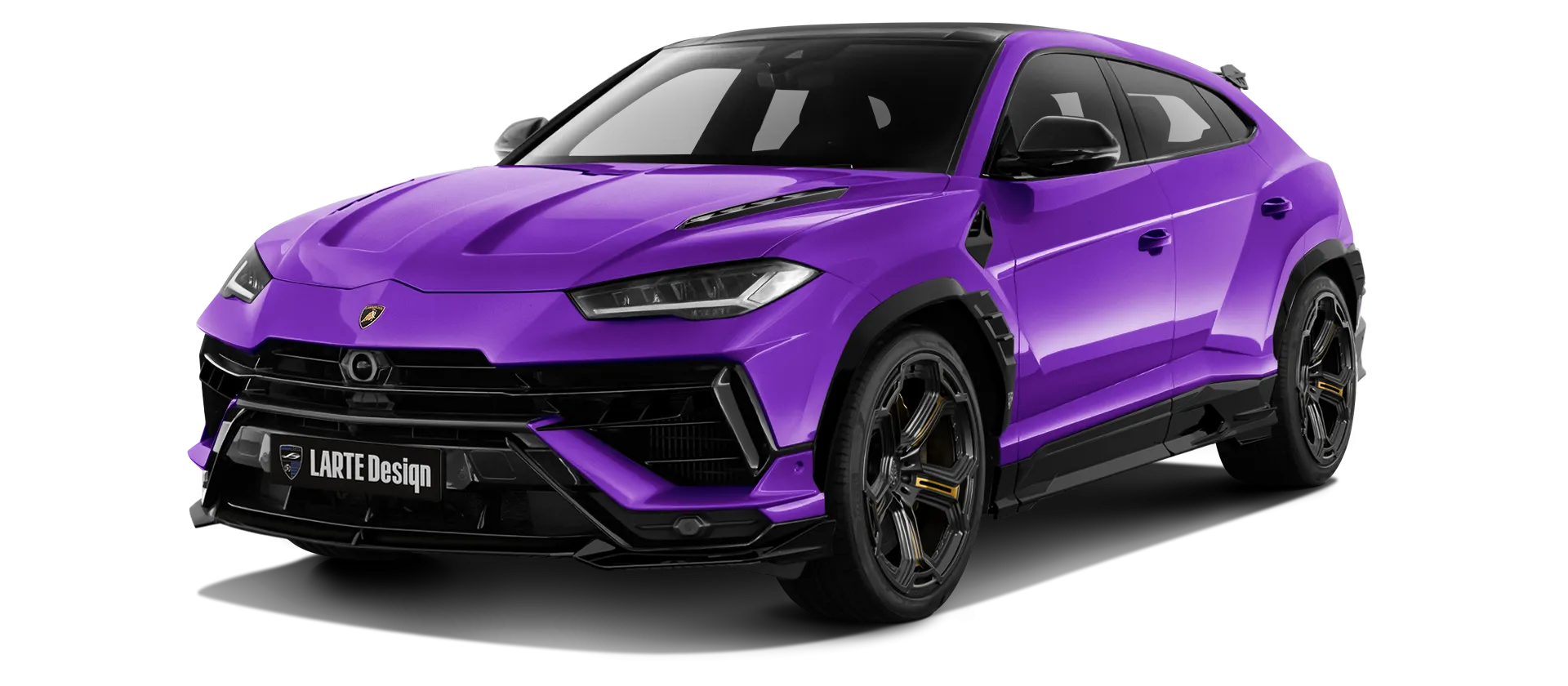 Lamborghini URUS S / Performante в цвете Viola Mitras с кастомным обвесом