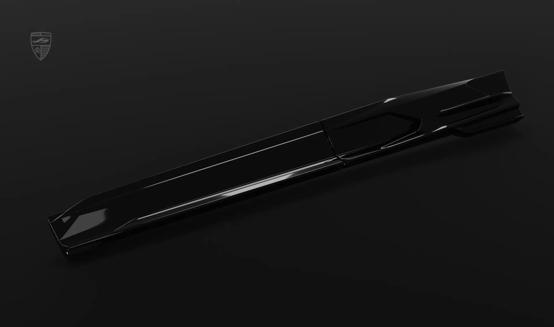 Обновление молдингов дверей в тюнинг-комплекте для Lamborghini URUS S / Performante от LARTE Design