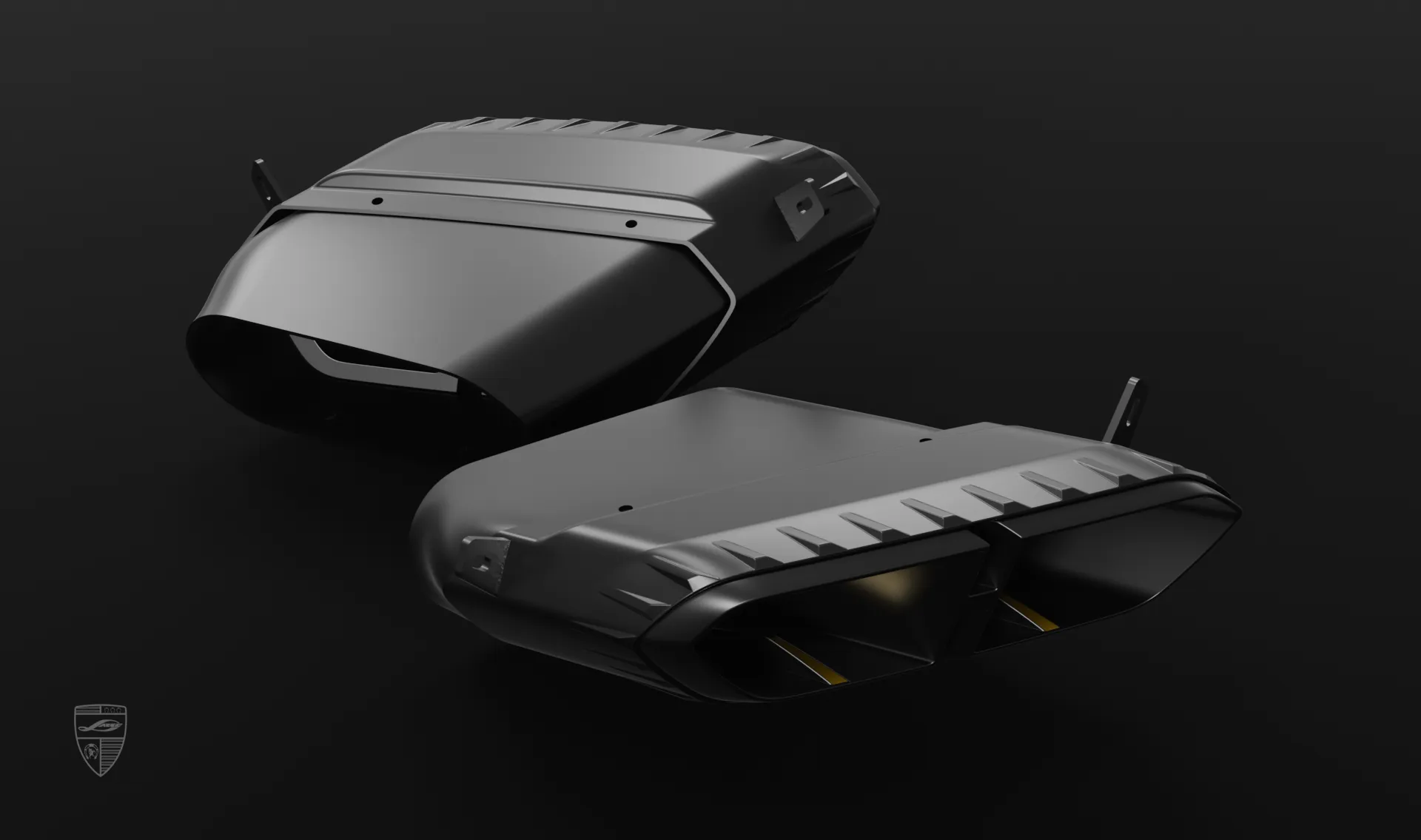 Обновление насадок на выхлоп для спортивного авто Lamborghini URUS S / Performante от LARTE Design