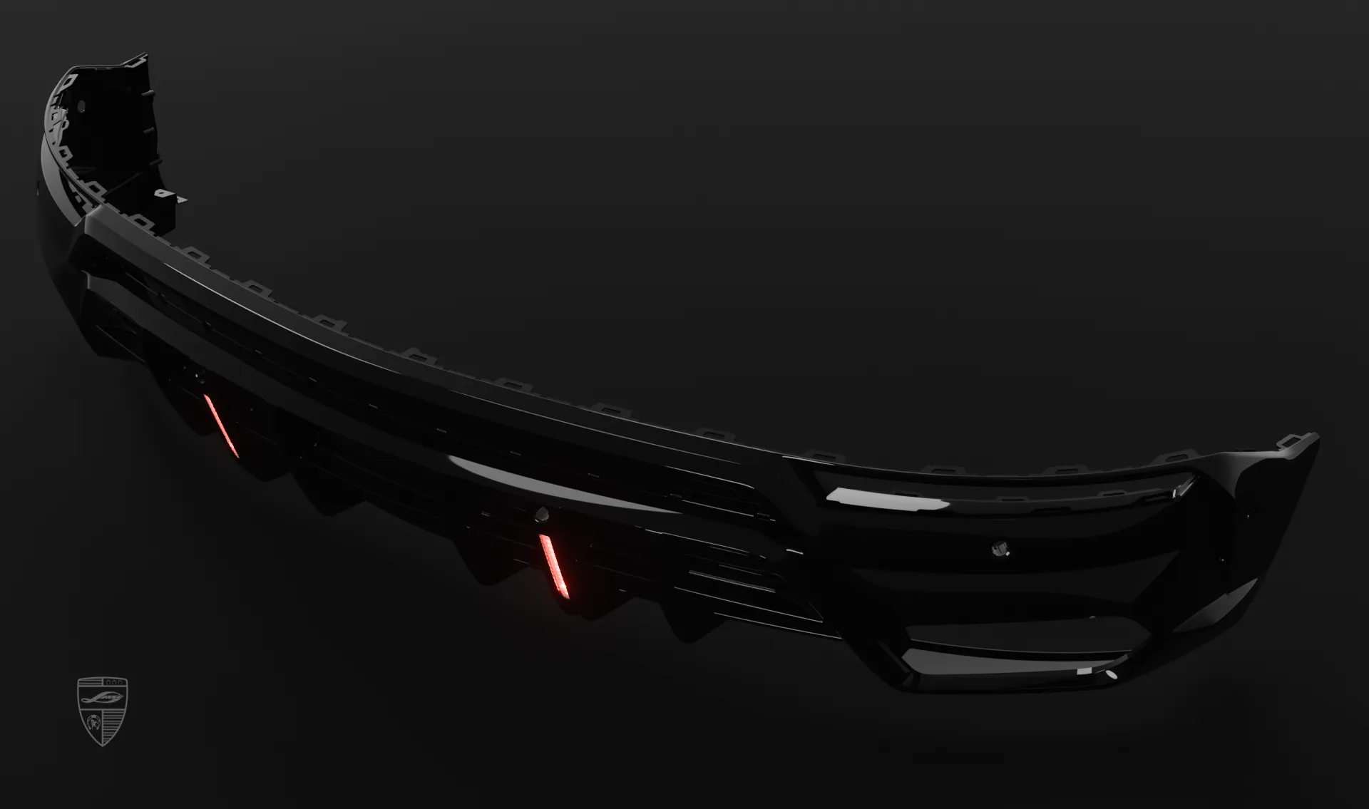 Обновление дисков в с диффузором заднего бампера для Lamborghini URUS S / Performante от LARTE Design