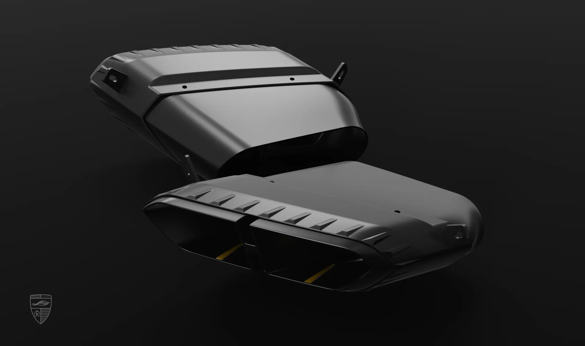 Обновление насадок на выхлоп для SUV Lamborghini URUS S / Performante от LARTE Design