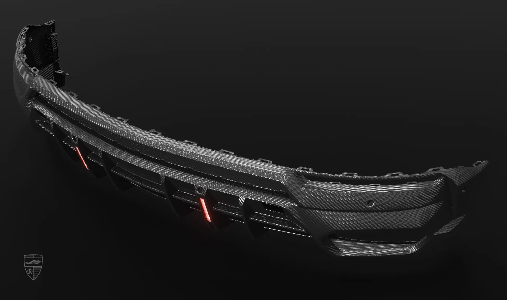 Обновление с диффузором заднего бампера для SUV Lamborghini URUS S / Performante от LARTE Design