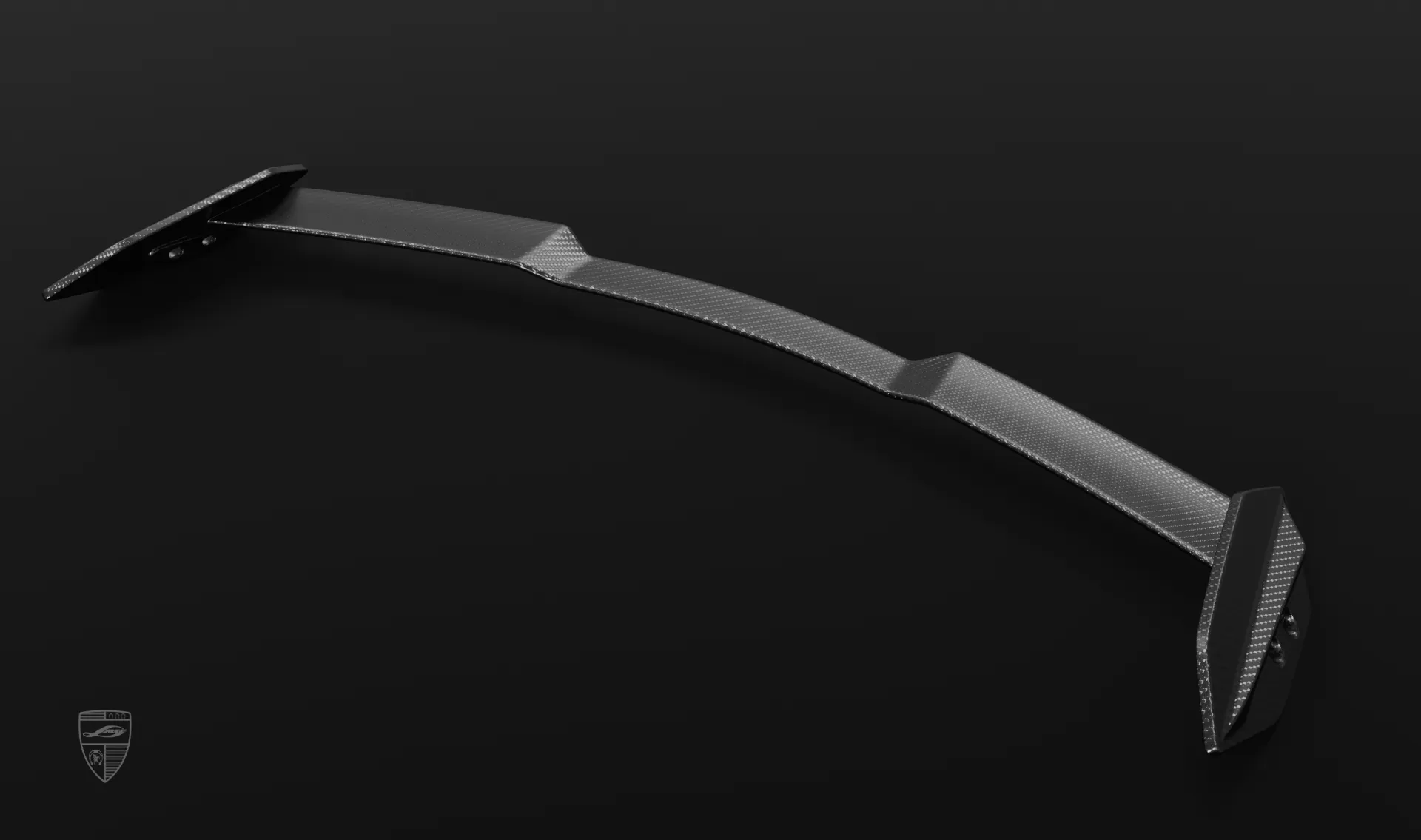 Обновление спойлера на крыше в обвесе для Lamborghini URUS S / Performante от LARTE Design