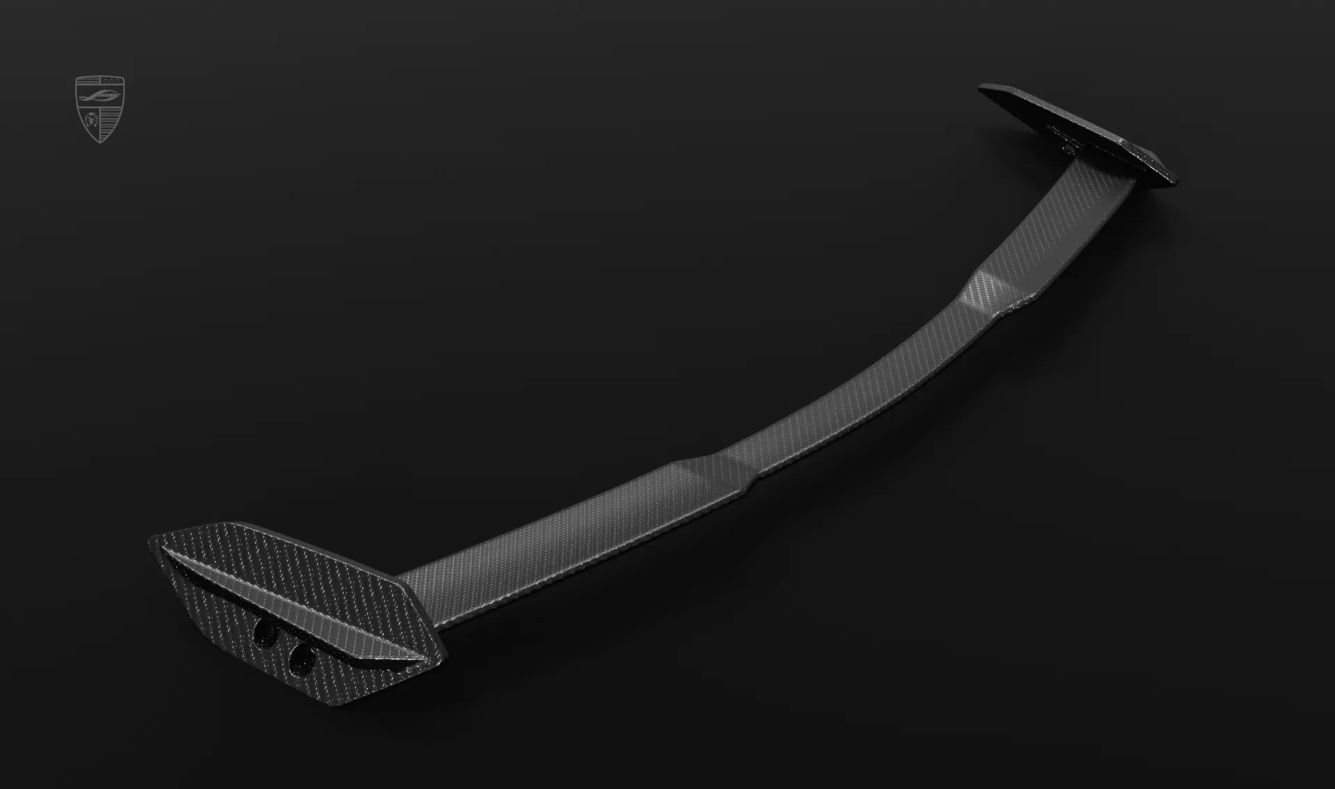 Обновление спойлера на крыше для авто класса люкс Lamborghini URUS S / Performante от LARTE Design