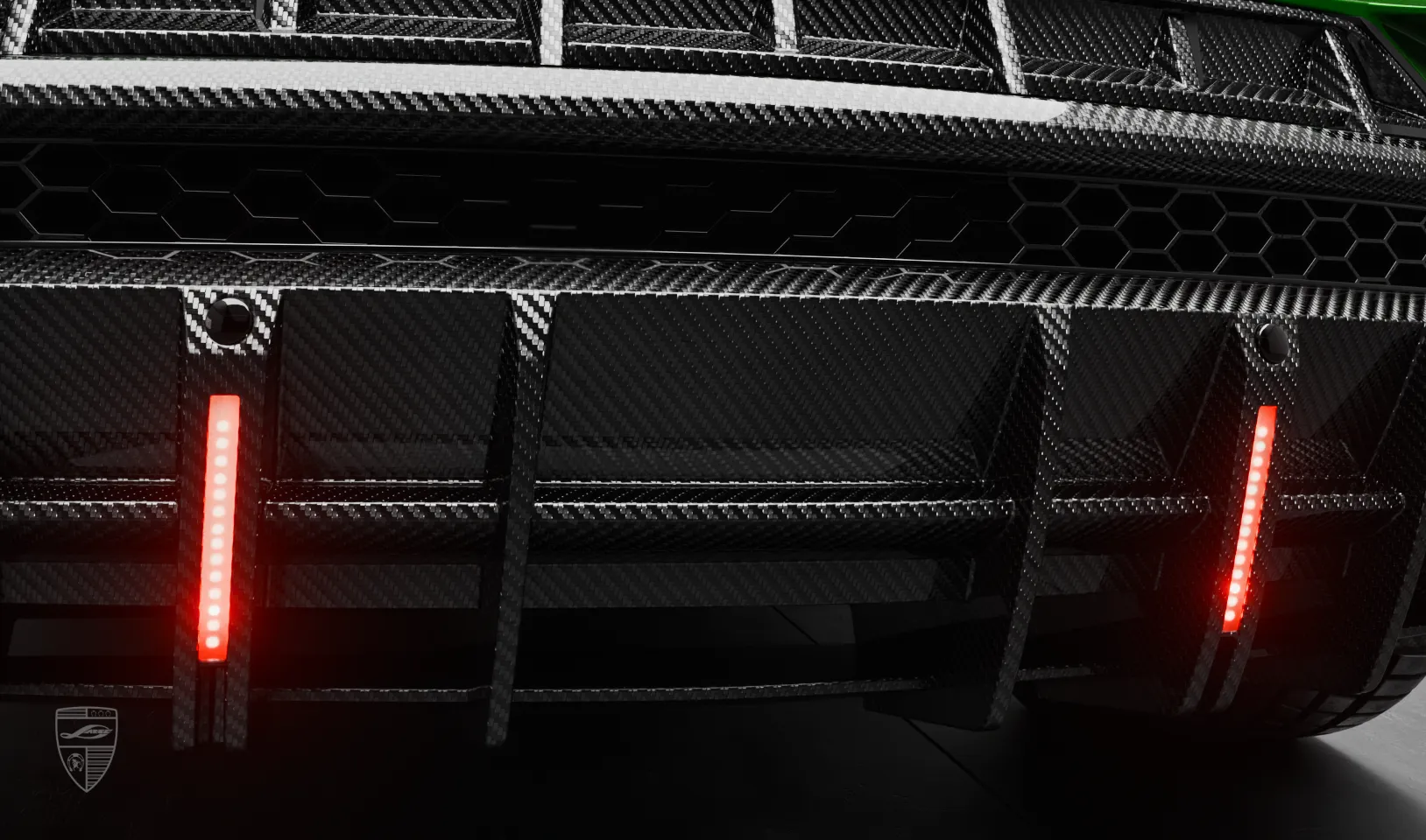 Обновление функционала дополнительными стоп-сигналами в тюнинг-комплекте для URUS S / Performante от LARTE Design