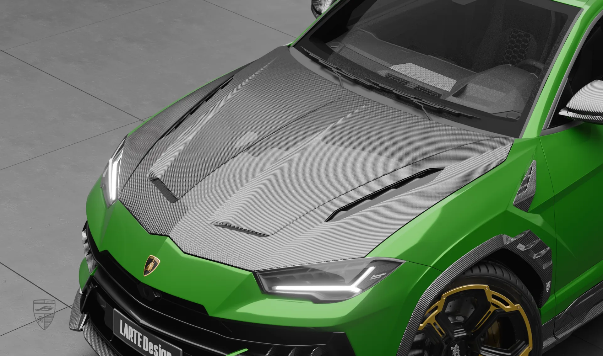 Обновление капота для авто класса люкс Lamborghini URUS S / Performante от LARTE Design