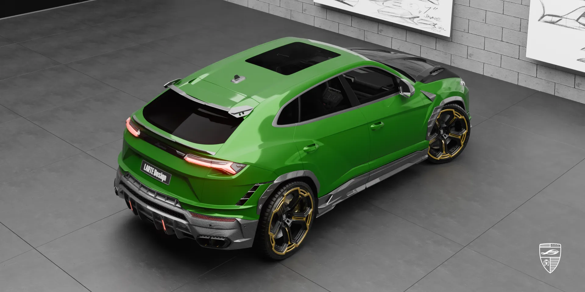 Агрессивный Lamborghini URUS S / Performante купе-SUV со скульптурным карбоновым обвесом