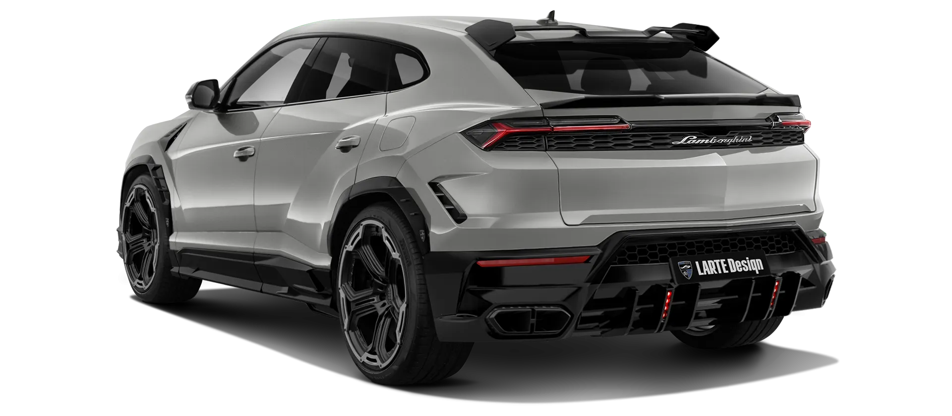 LAMBORGHINI URUS SE 2025 - 2026 в цвете Grigio Nimbus с кастомным тюнингом