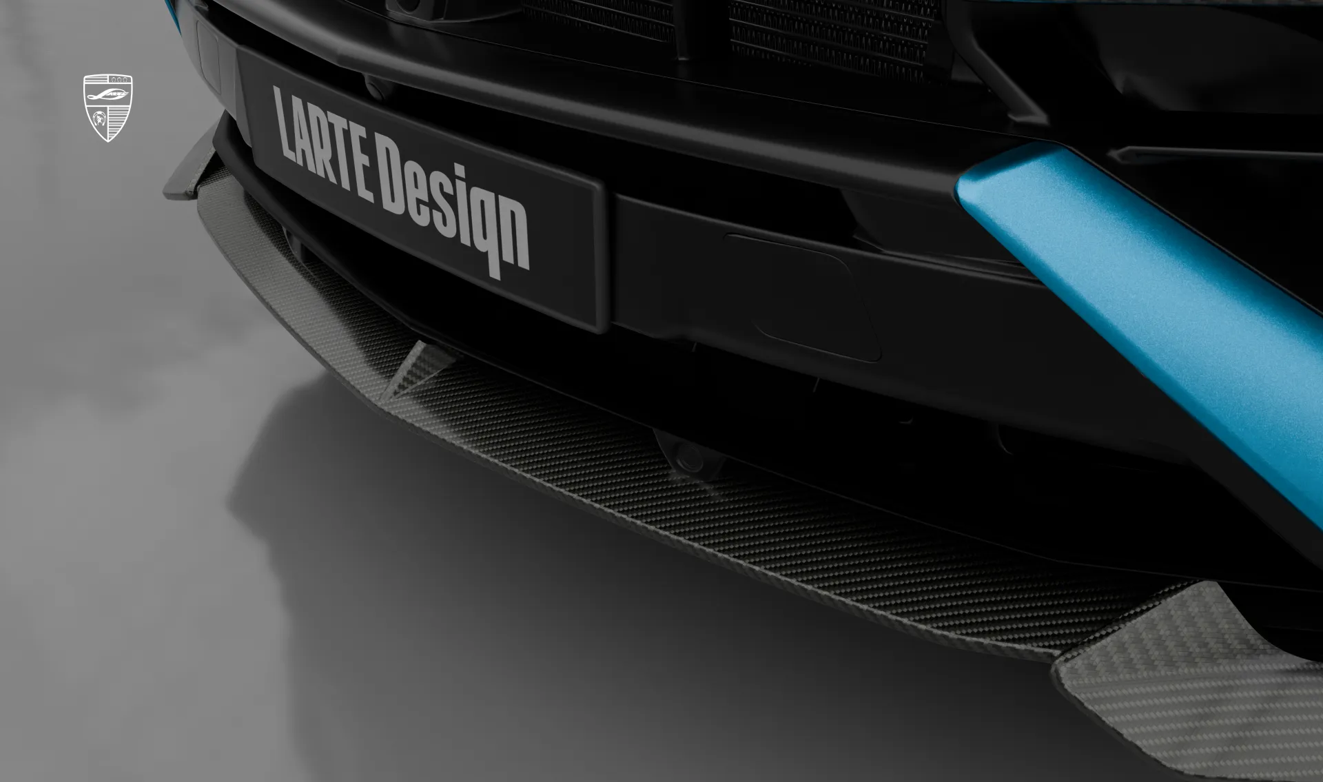 Передняя губа для авто класса люкс Lamborghini URUS SE от LARTE Design