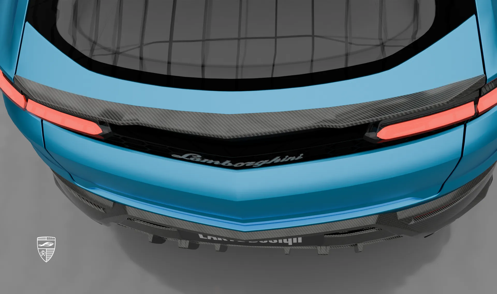 Спойлер для спортивного авто Lamborghini URUS SE от LARTE Design