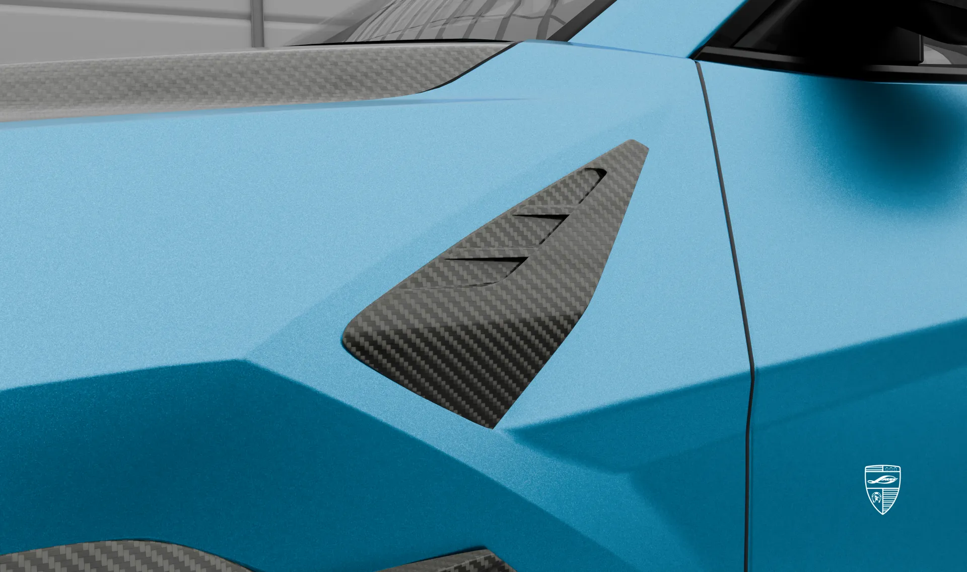 Вставки передних крыльев в обвесе для Lamborghini URUS SE от LARTE Design