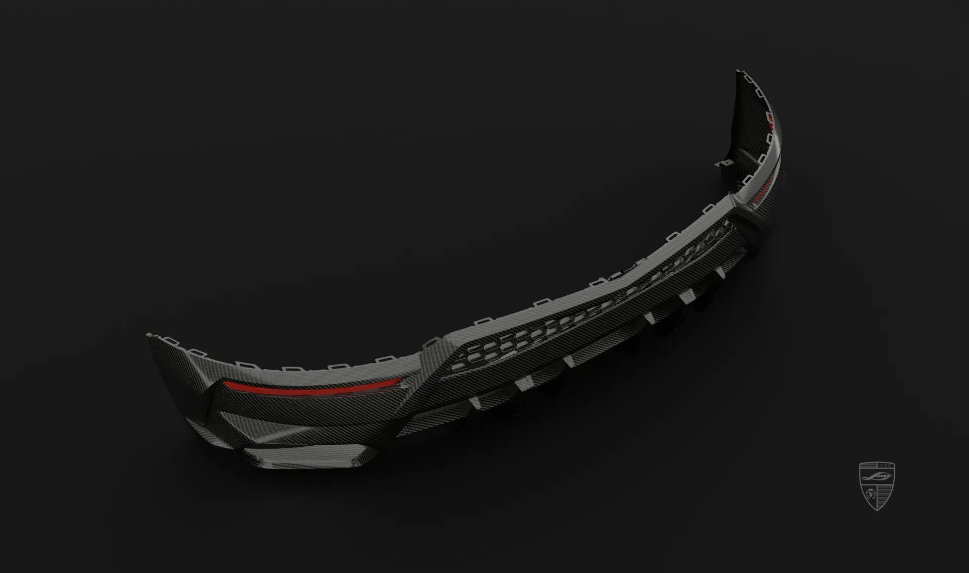 Диффузор заднего бампера для SUV Lamborghini URUS SE от LARTE Design