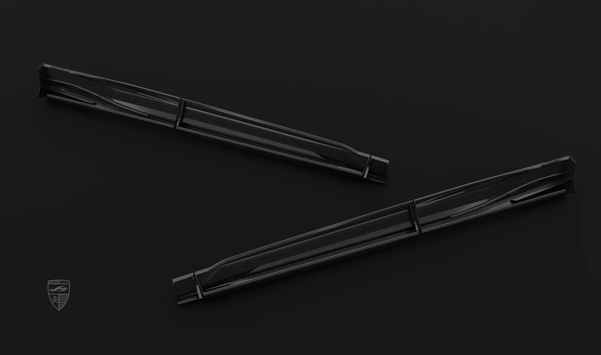 Молдинги дверей в обвесе для Lamborghini URUS SE от LARTE Design