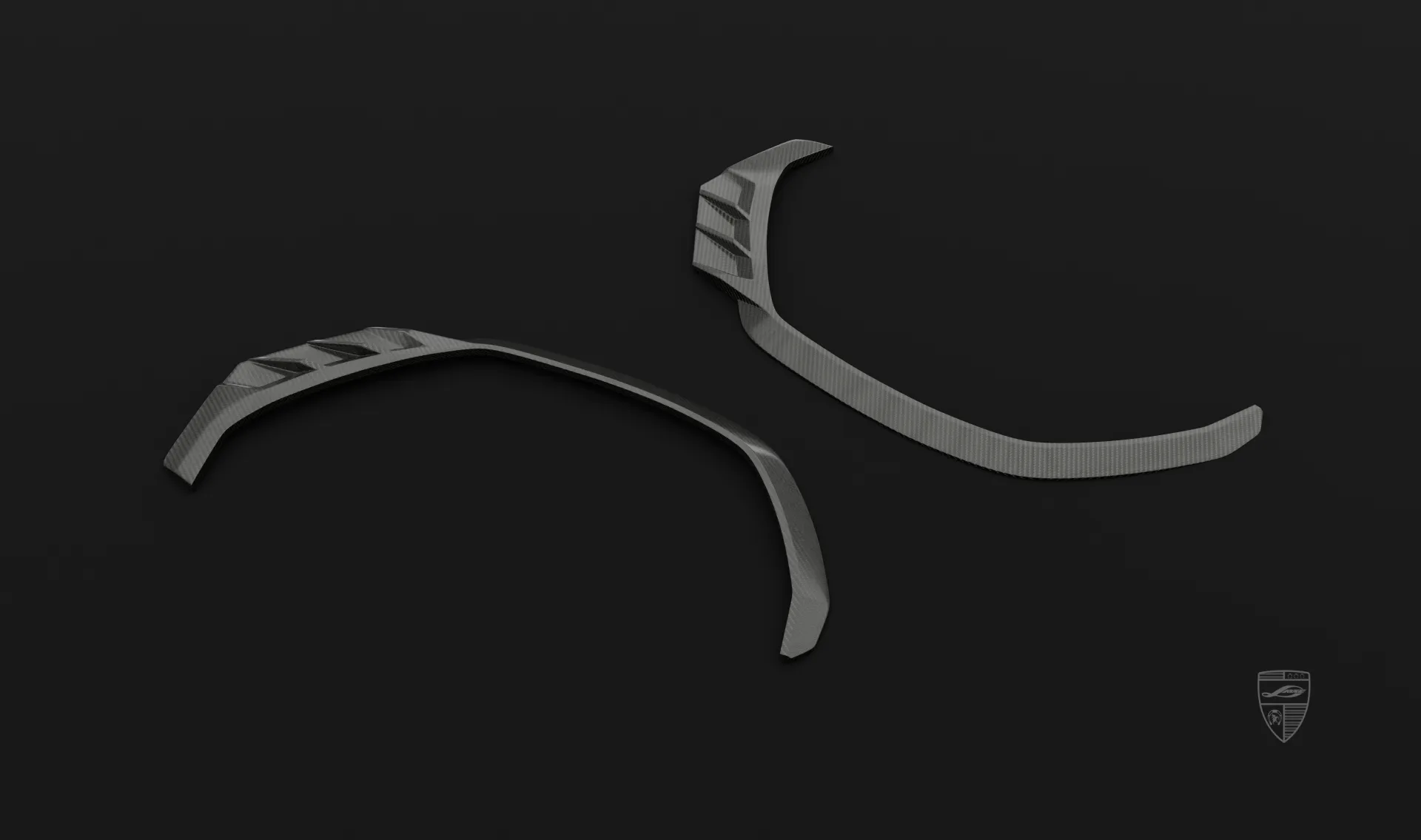 Расширители передних крыльев для SUV Lamborghini URUS SE от LARTE Design