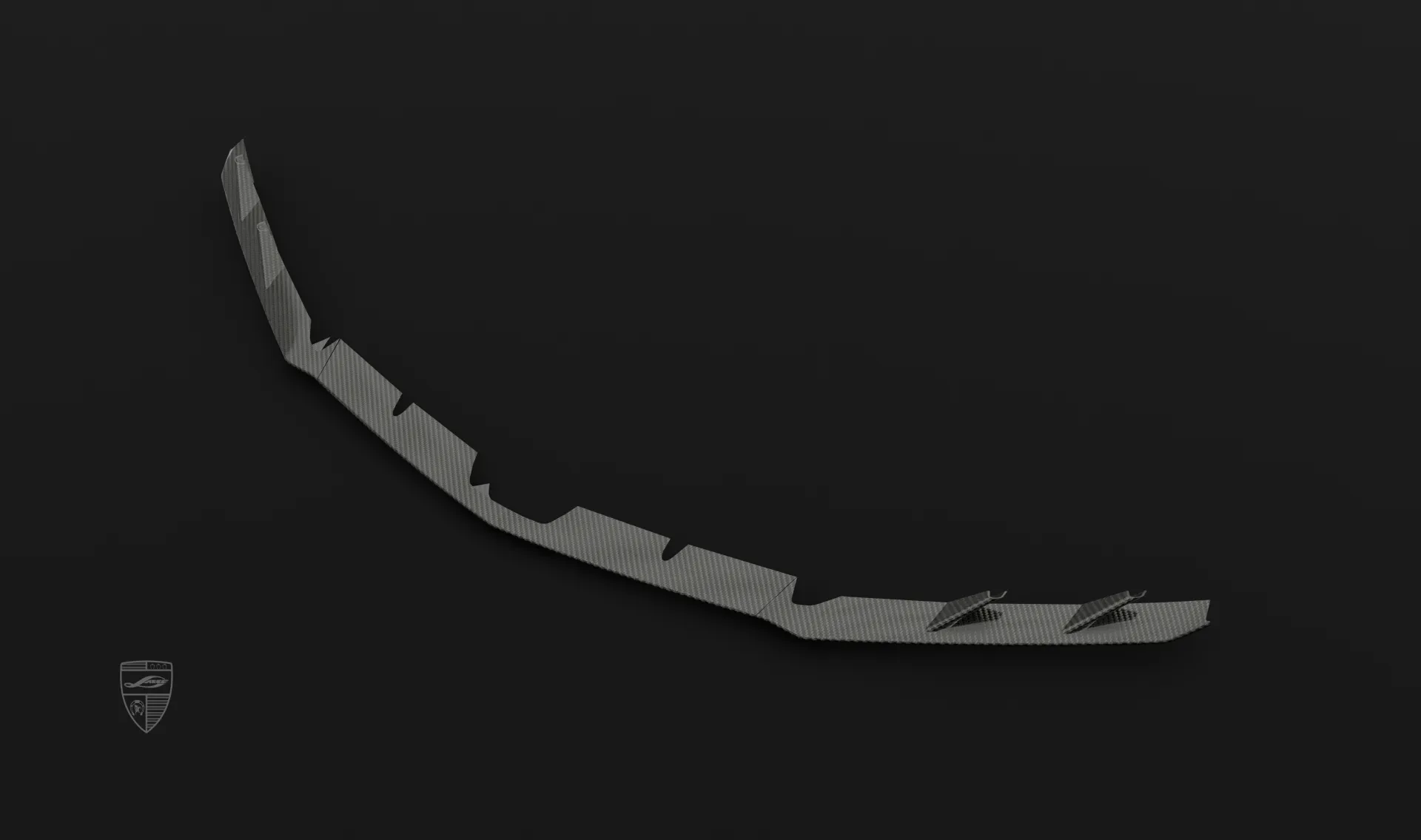 Вставка переднего бампера в тюнинг-комплекте для Lamborghini URUS SE от LARTE Design