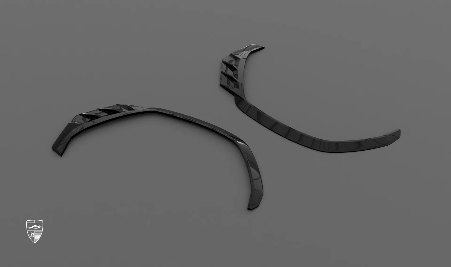 Расширители передних крыльев в тюнинг-комплекте для Lamborghini URUS SE от LARTE Design