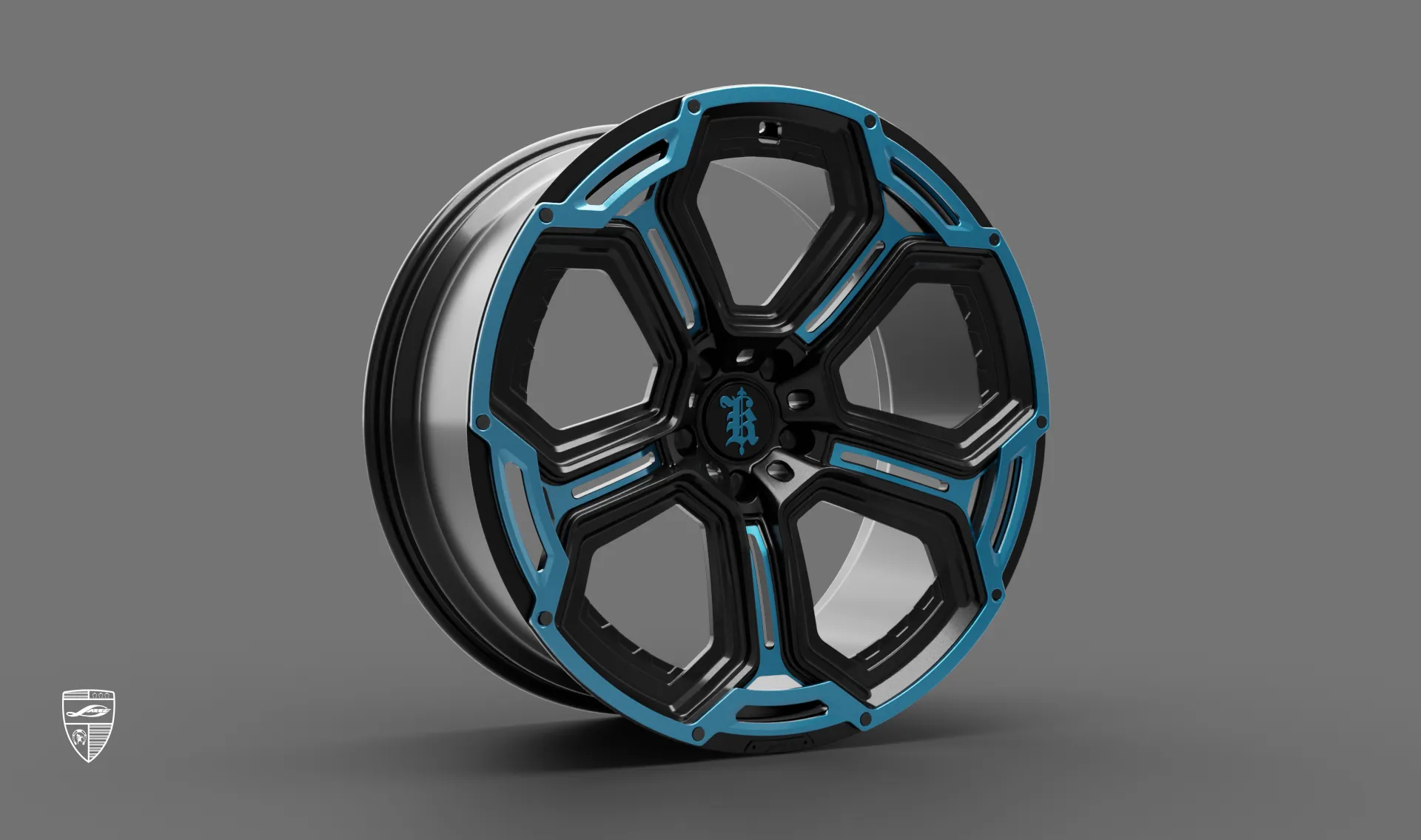 Кастомные кованые диски в обвесе для Lamborghini URUS SE от LARTE Design