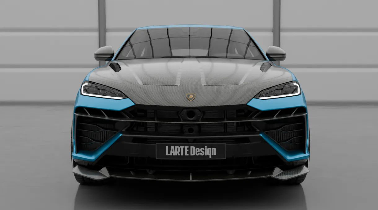 Перед Lamborghini URUS SE с кастомным обвесом