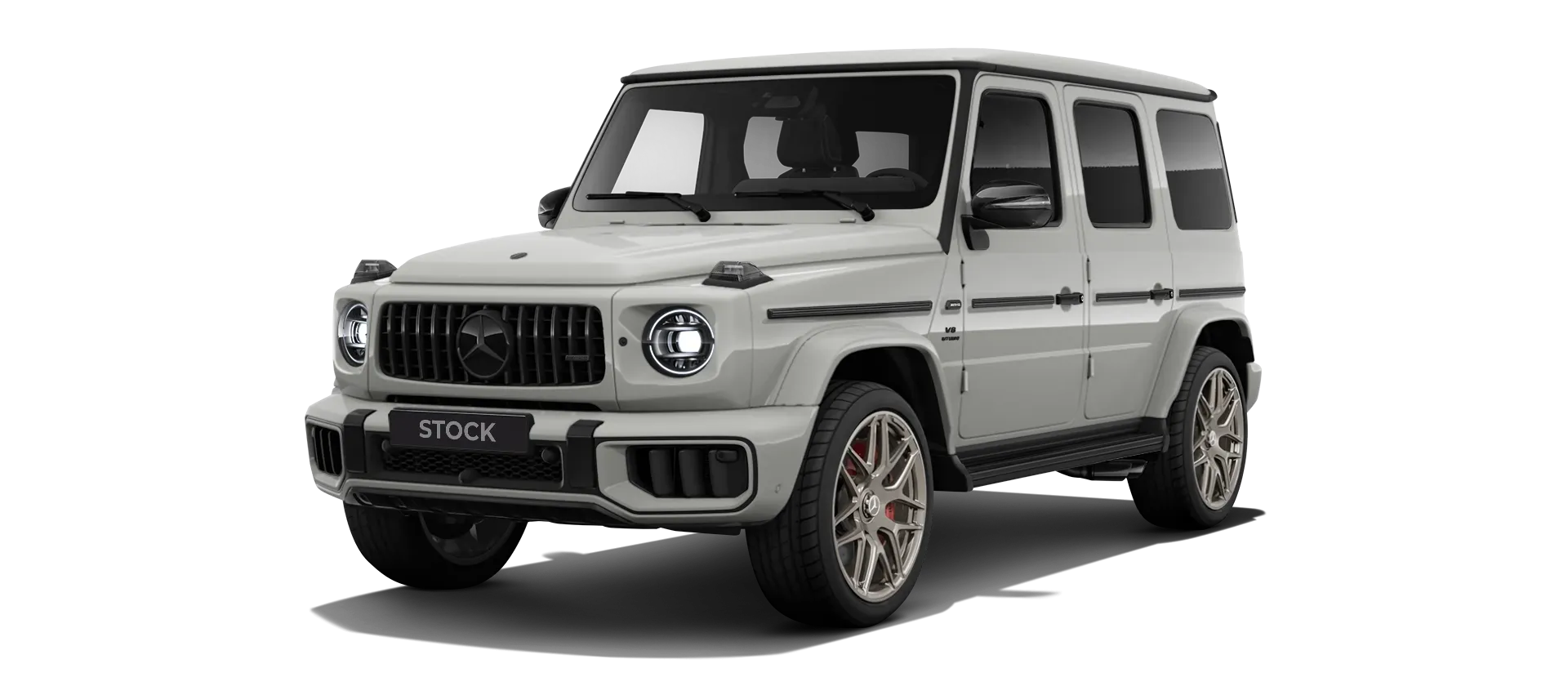 MERCEDES G 63 W463A FACELIFT 2024 - 2026 WIDEBODY в цвете Classic Grey с карбоновым обвесом