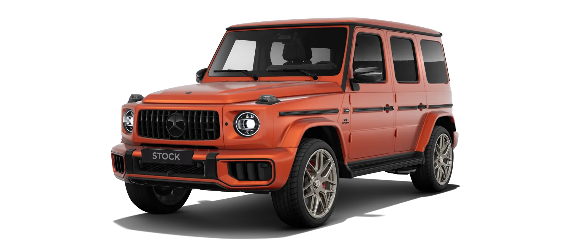 MERCEDES G 63 W463A FACELIFT 2024 - 2026 WIDEBODY в стоке, цвет Copper Orange Magno