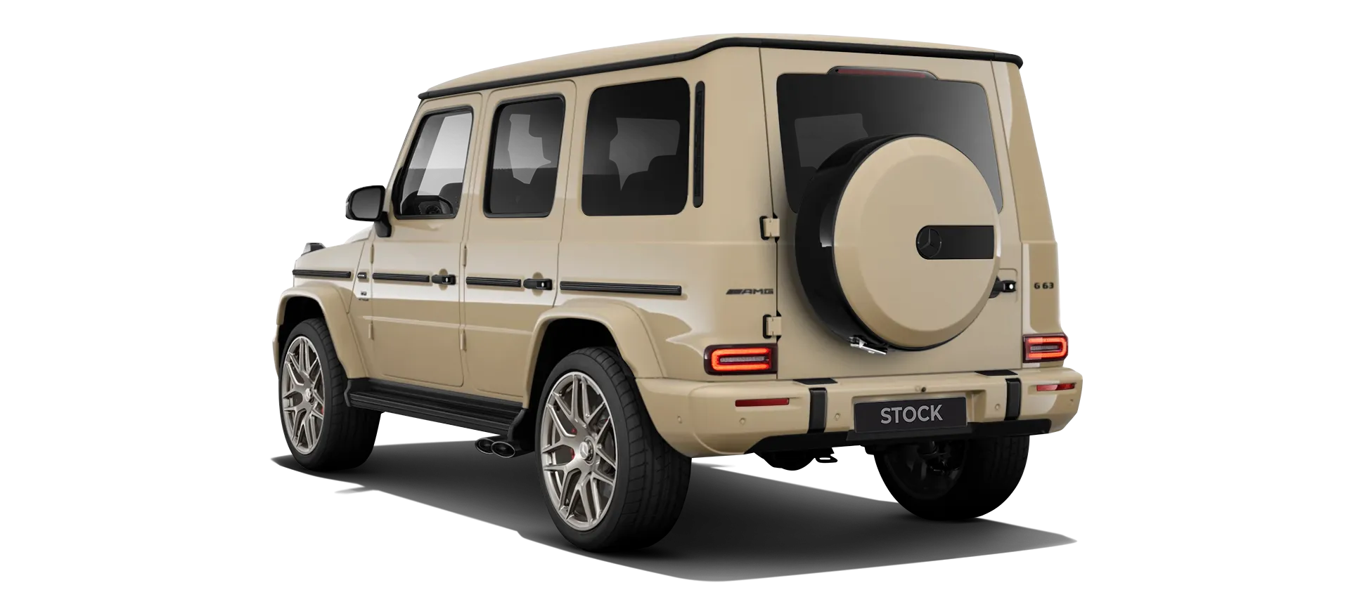 MERCEDES G 63 W463A FACELIFT 2024 - 2026 WIDEBODY стоковый, цвет Desert Sand