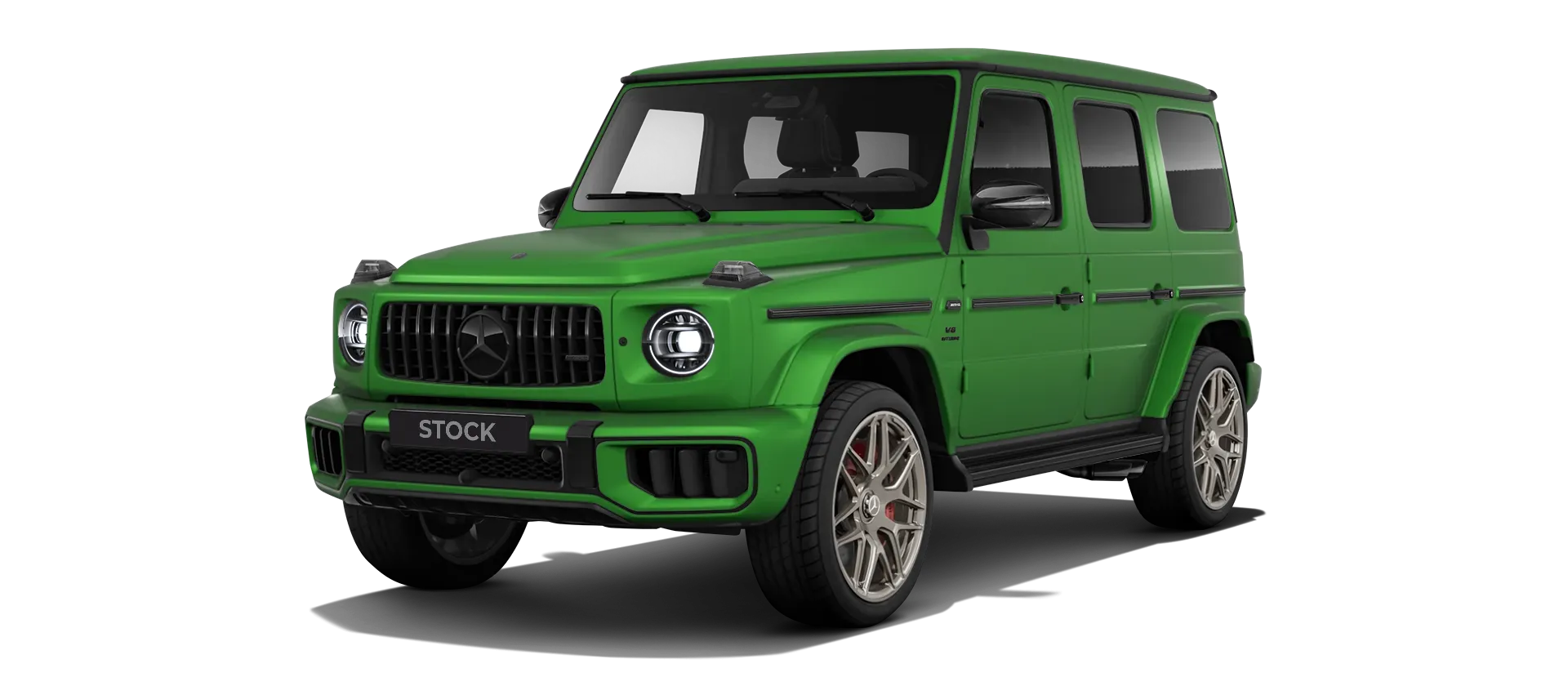 MERCEDES G 63 W463A FACELIFT 2024 - 2026 WIDEBODY в стоке, цвет Green Hell Magno