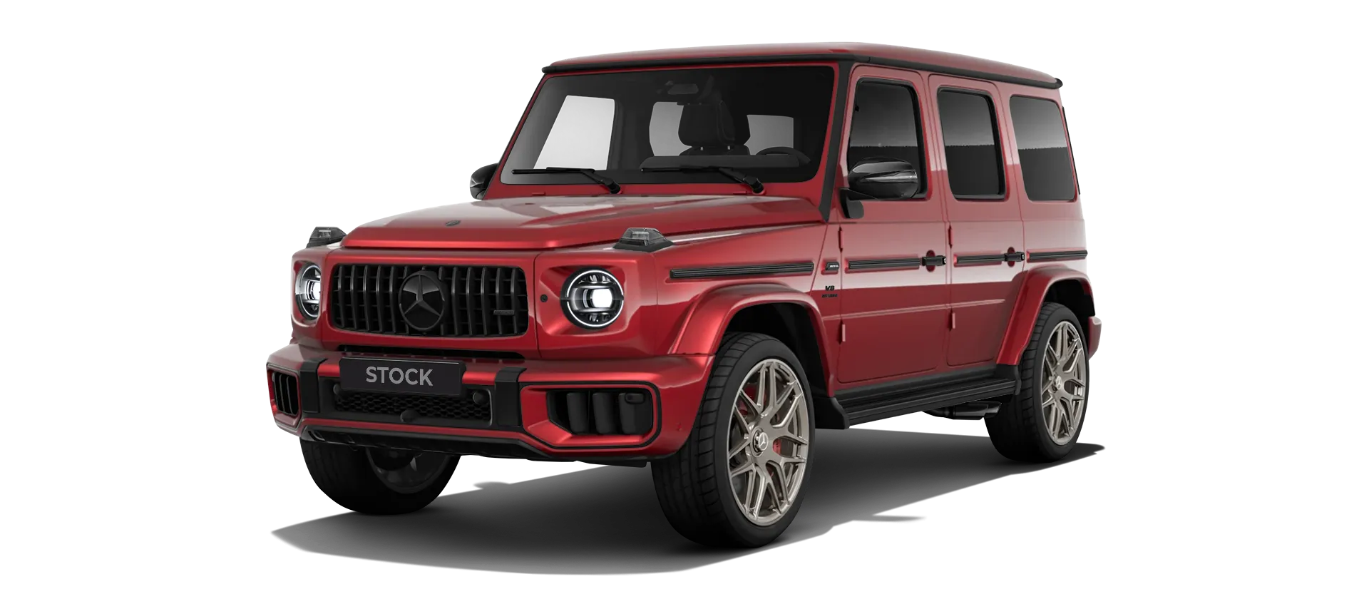 MERCEDES G 63 W463A FACELIFT 2024 - 2026 WIDEBODY в стоке, цвет Hyacinthe Red