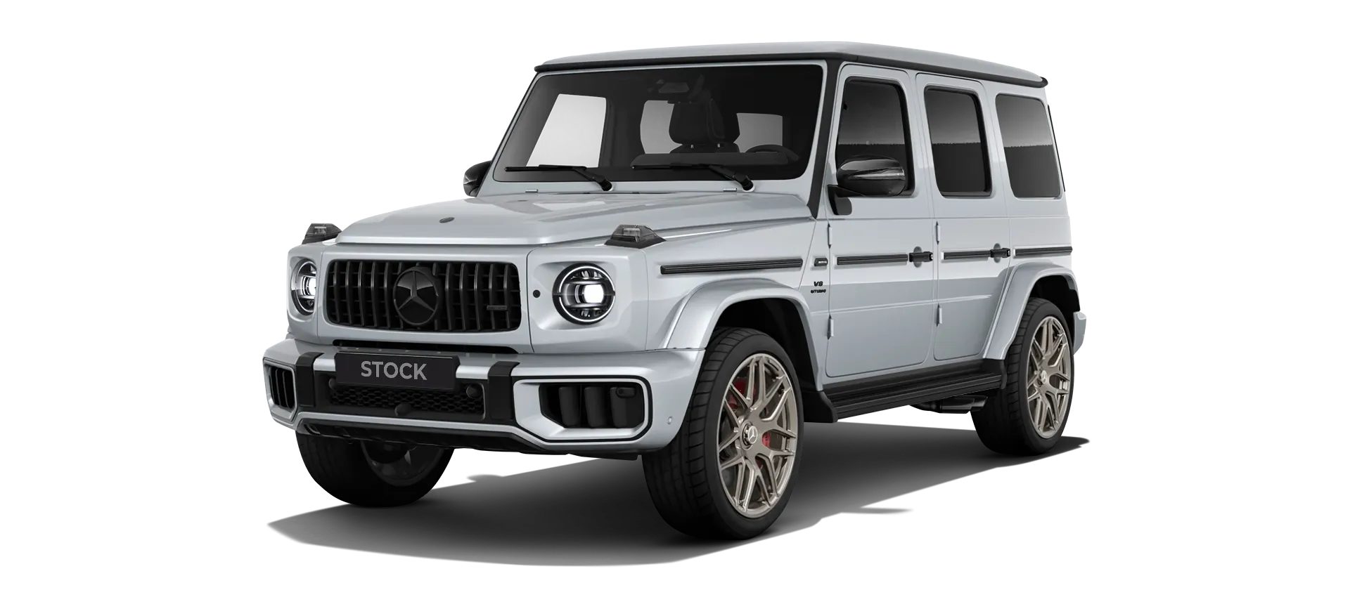 MERCEDES G 63 W463A FACELIFT 2024 - 2026 WIDEBODY в стоке, цвет Iridium Silver