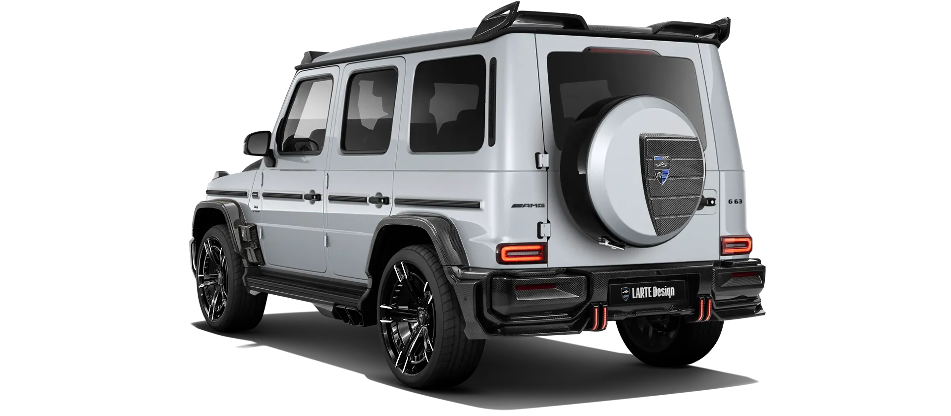 MERCEDES G 63 W463A FACELIFT 2024 - 2026 WIDEBODY в цвете Iridium Silver с кастомным тюнингом