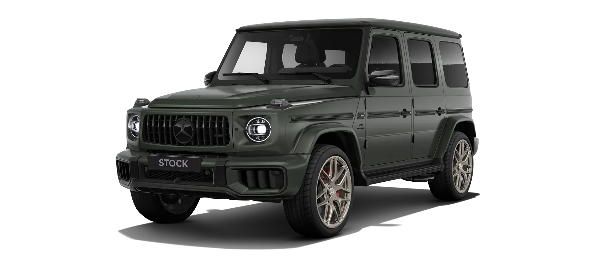 MERCEDES G 63 W463A FACELIFT 2024 - 2026 WIDEBODY в стоке, цвет Olive Magno