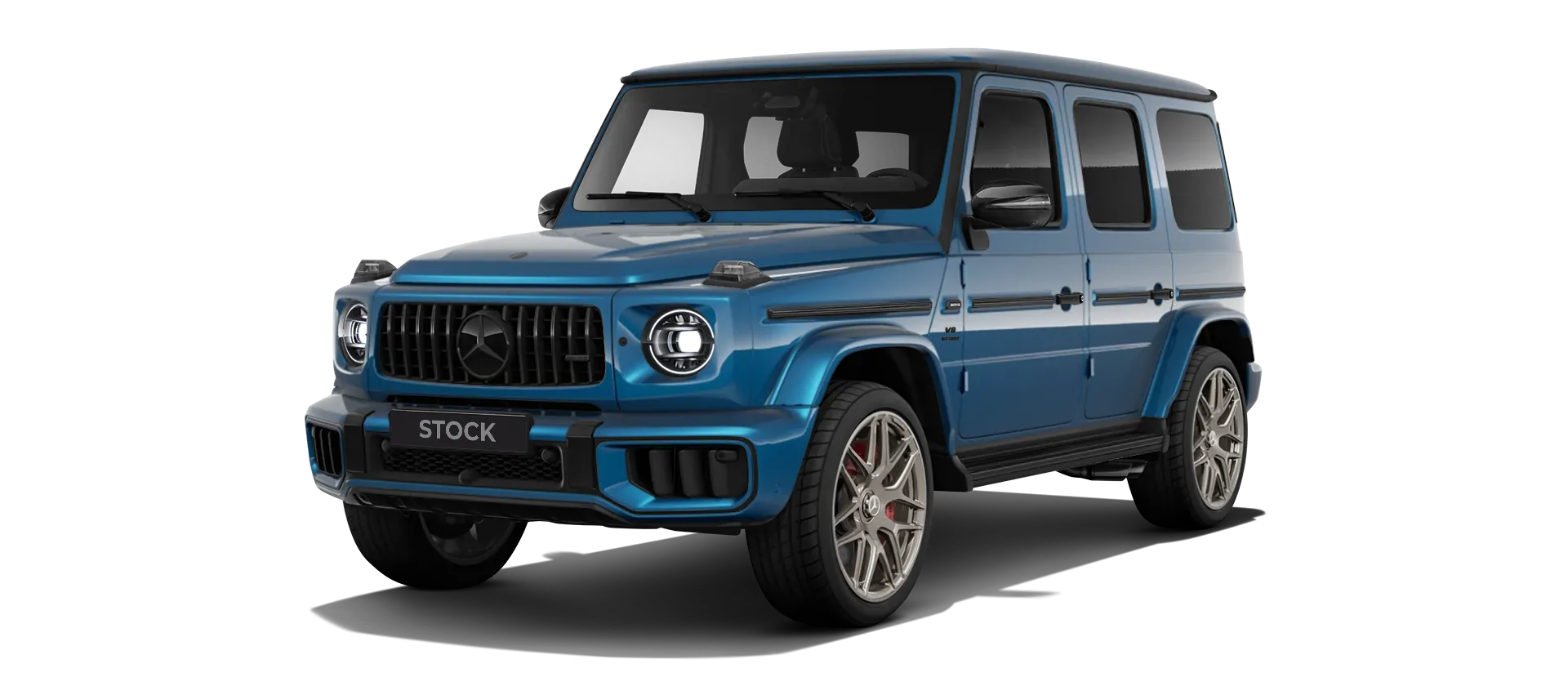 MERCEDES G 63 W463A FACELIFT 2024 - 2026 WIDEBODY в стоке, цвет South Sea Blue