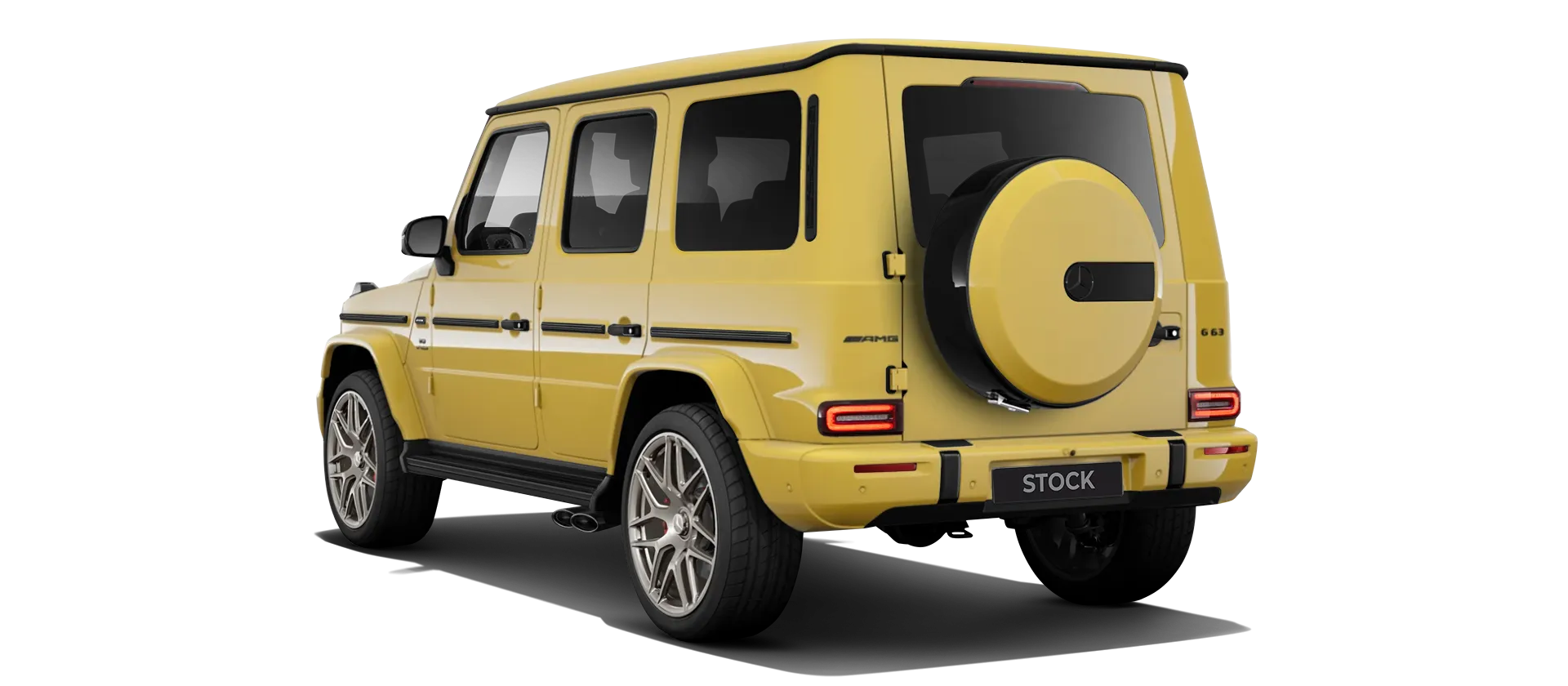 MERCEDES G 63 W463A FACELIFT 2024 - 2026 WIDEBODY стоковый, цвет Sun Yellow
