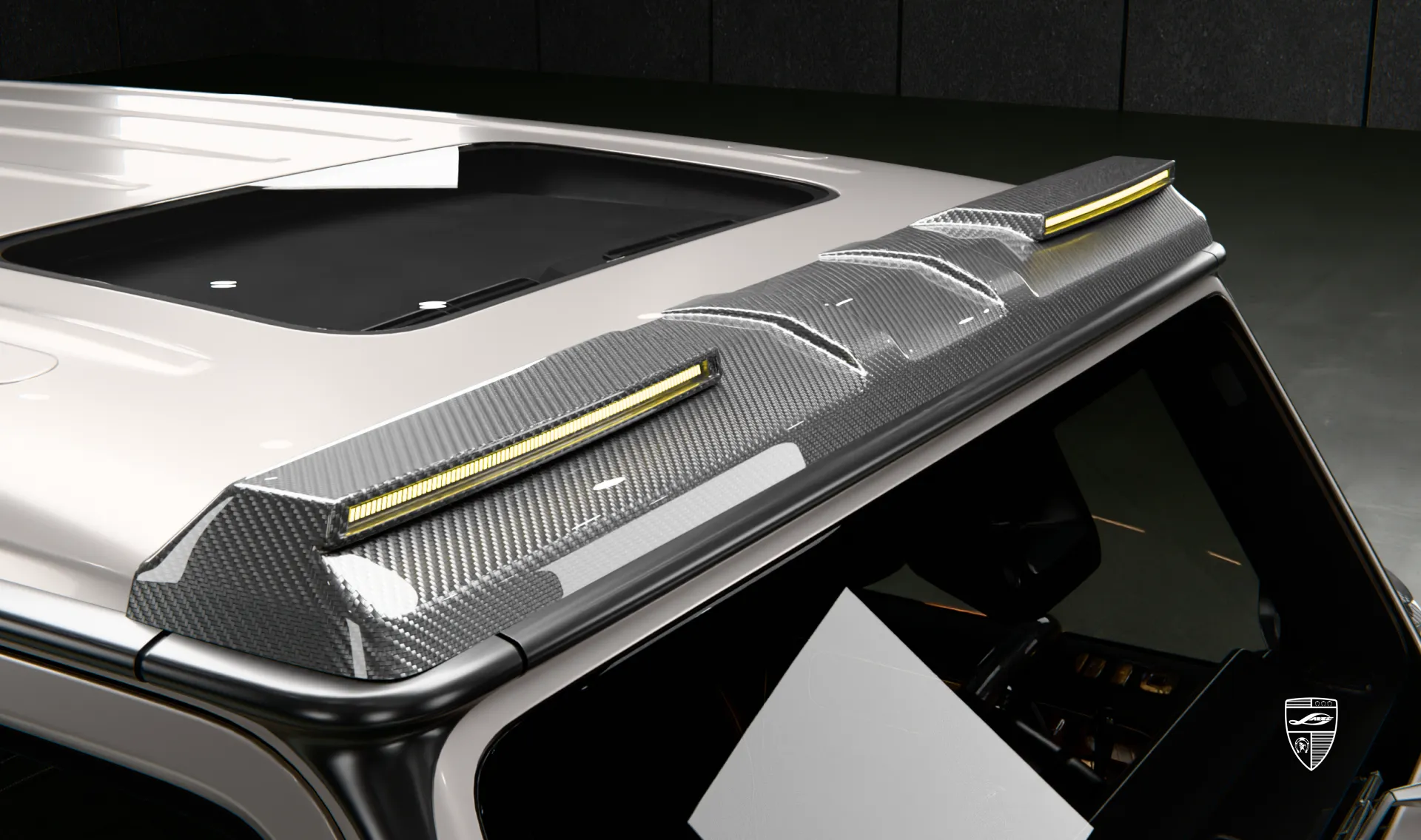 Люстра для авто класса люкс widebody Mercedes G-63 Facelift от LARTE Design