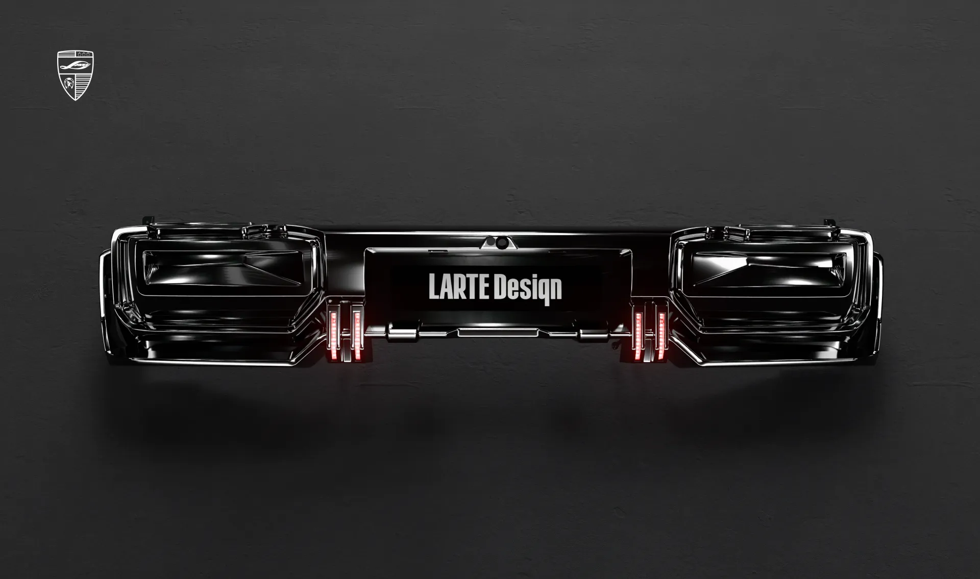 Задний бампер для семейного авто widebody Mercedes G-63 Facelift от LARTE Design