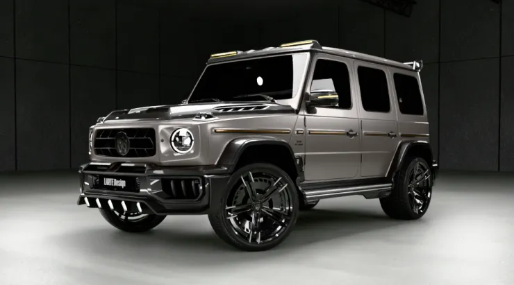 Перед под углом MERCEDES G 63 W463A FACELIFT 2024 - 2026 WIDEBODY с кастомным обвесом