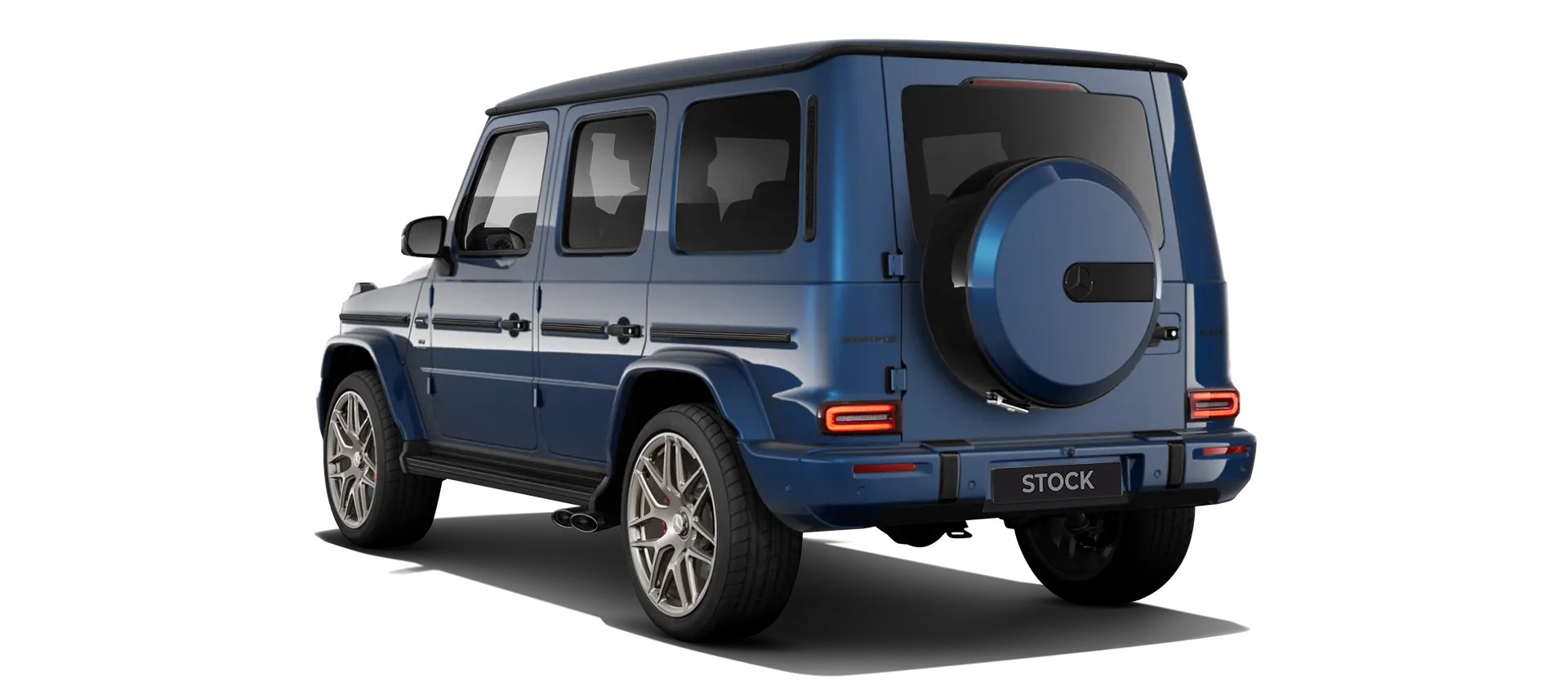 MERCEDES G 63 W463 FACELIFT 2024 - 2026 стоковый, цвет Brilliant Blue