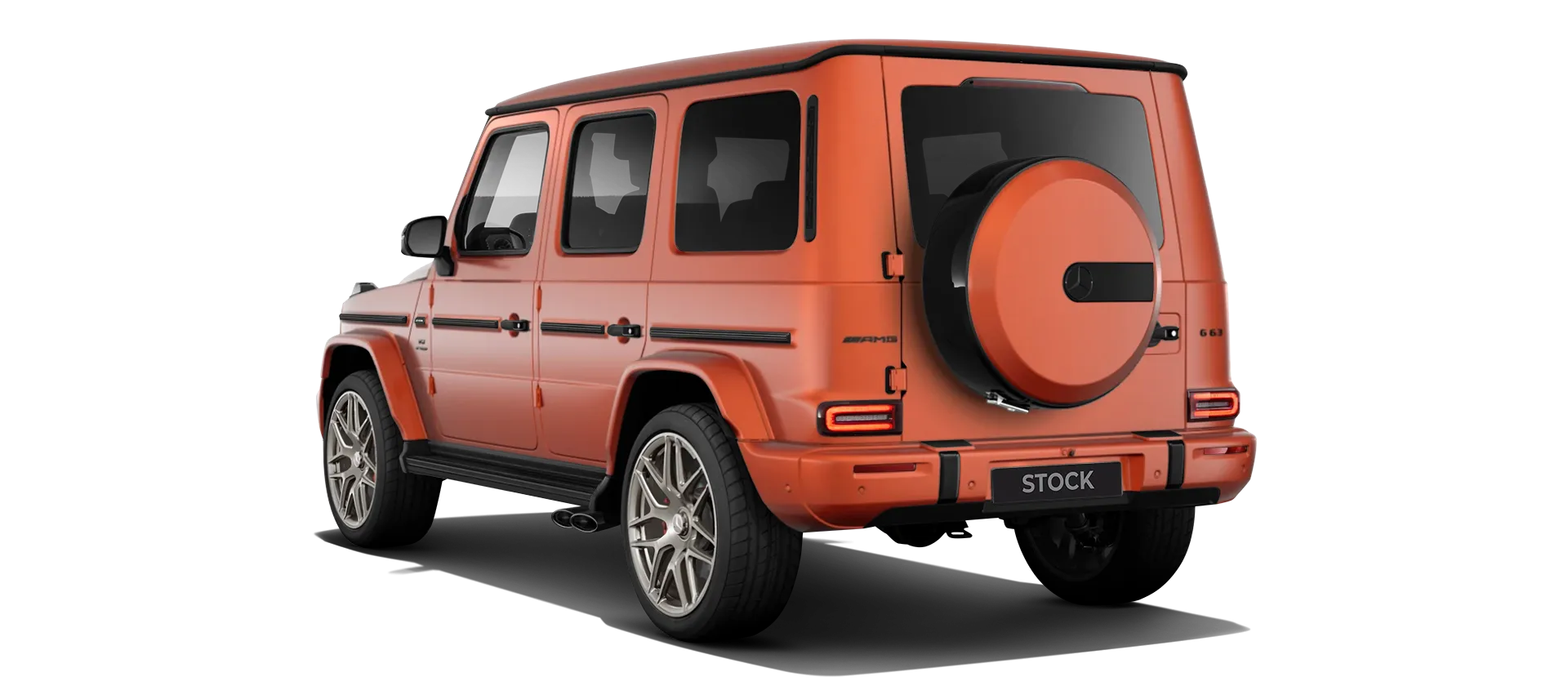 MERCEDES G 63 W463 FACELIFT 2024 - 2026 стоковый, цвет Copper Orange Magno