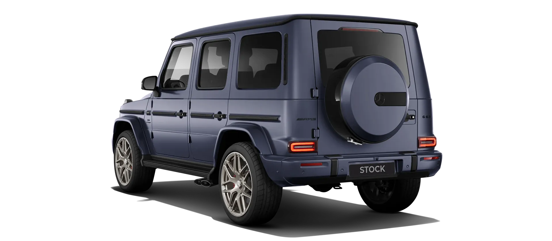 MERCEDES G 63 W463 FACELIFT 2024 - 2026 в цвете Dark Blue Magno с кастомным тюнингом