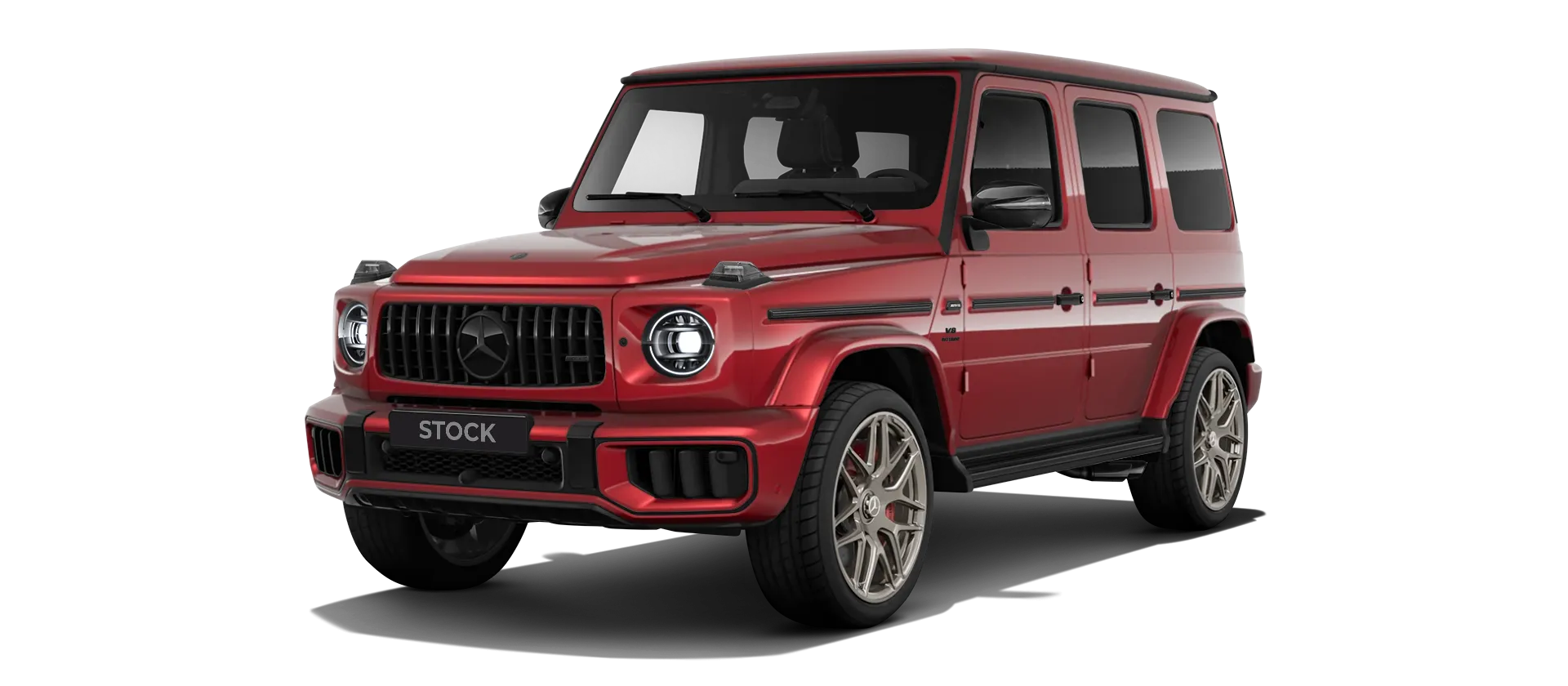 MERCEDES G 63 W463 FACELIFT 2024 - 2026 в стоке, цвет Hyacinthe Red