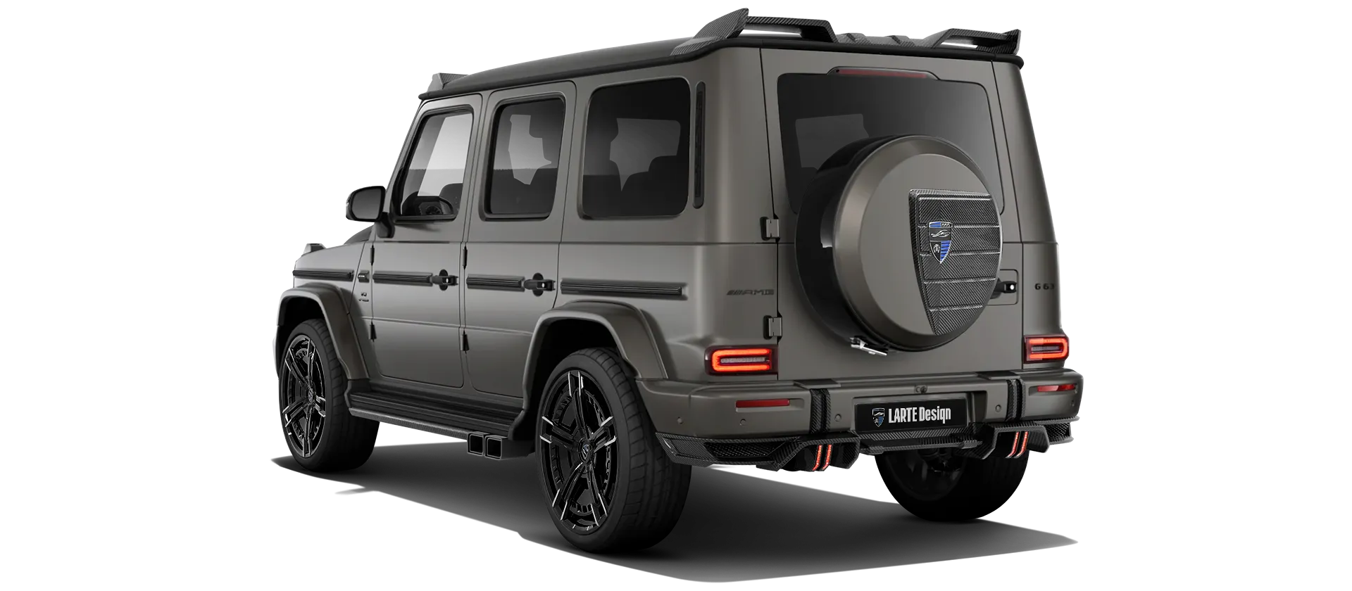 MERCEDES G 63 W463 FACELIFT 2024 - 2026 в цвете Monza Grey с кастомным тюнингом