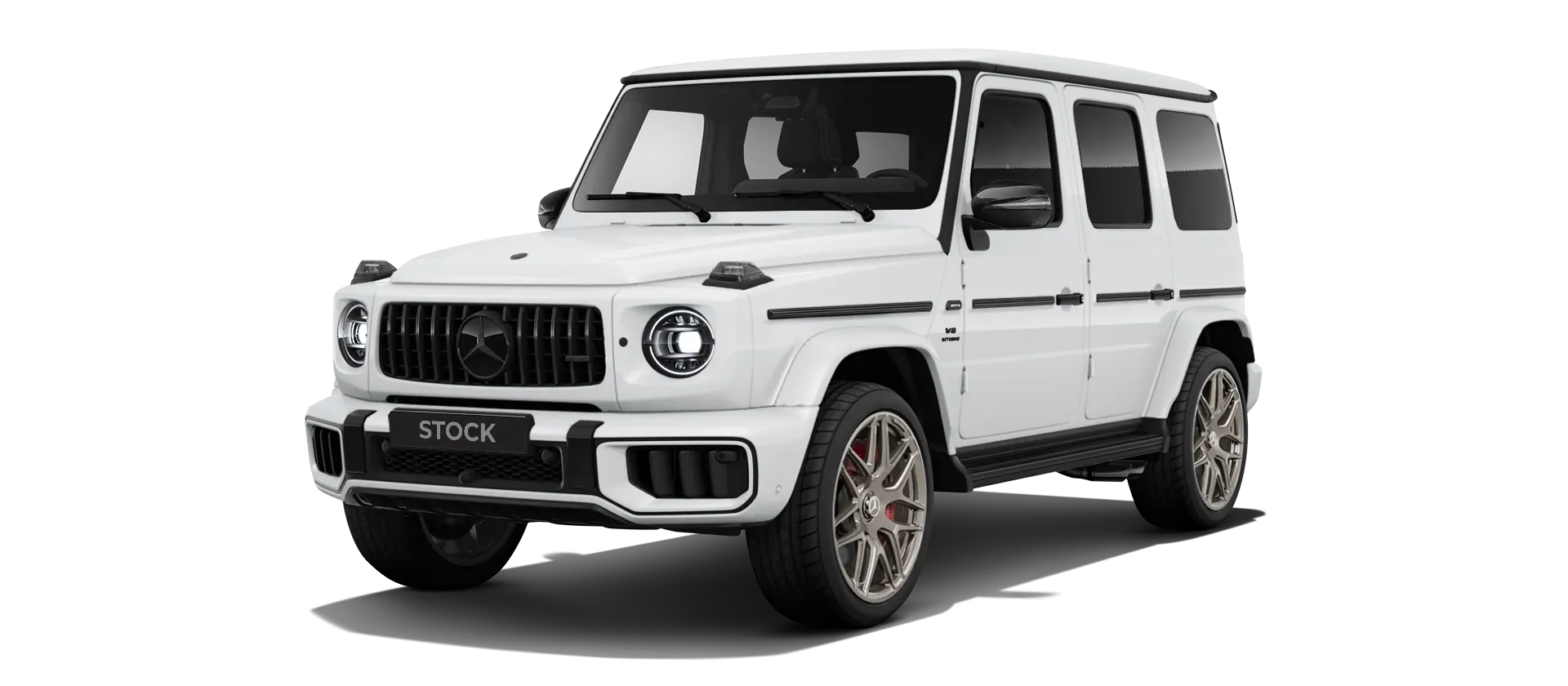 MERCEDES G 63 W463 FACELIFT 2024 - 2026 в стоке, цвет Polar White