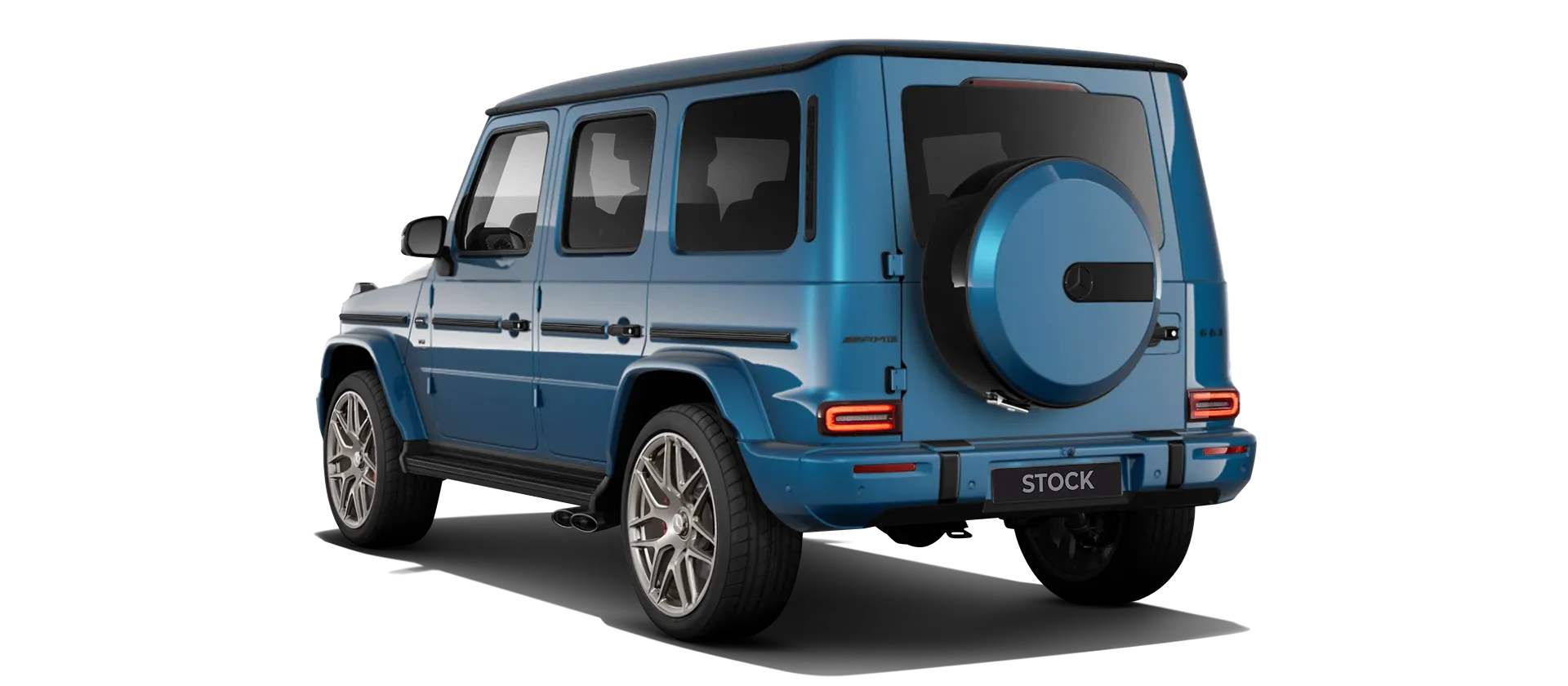 MERCEDES G 63 W463 FACELIFT 2024 - 2026 стоковый, цвет South Sea Blue