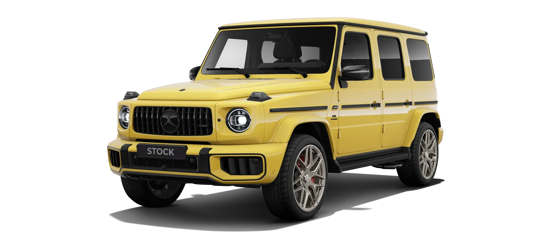 MERCEDES G 63 W463 FACELIFT 2024 - 2026 в стоке, цвет Sun Yellow