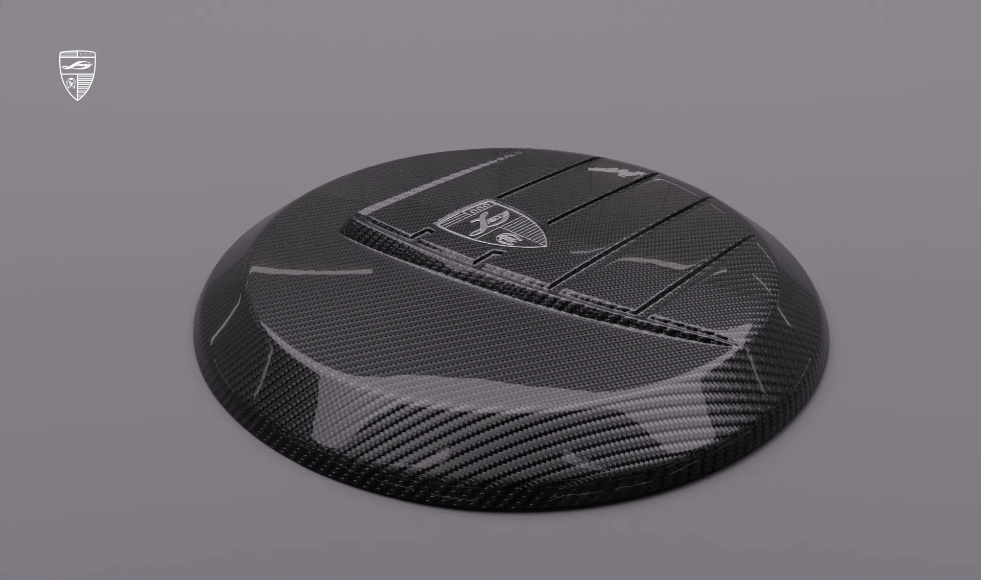 Колпак запасного колеса в карбоне для семейного авто Mercedes G-Class AMG 63 W463 Facelift от LARTE Design