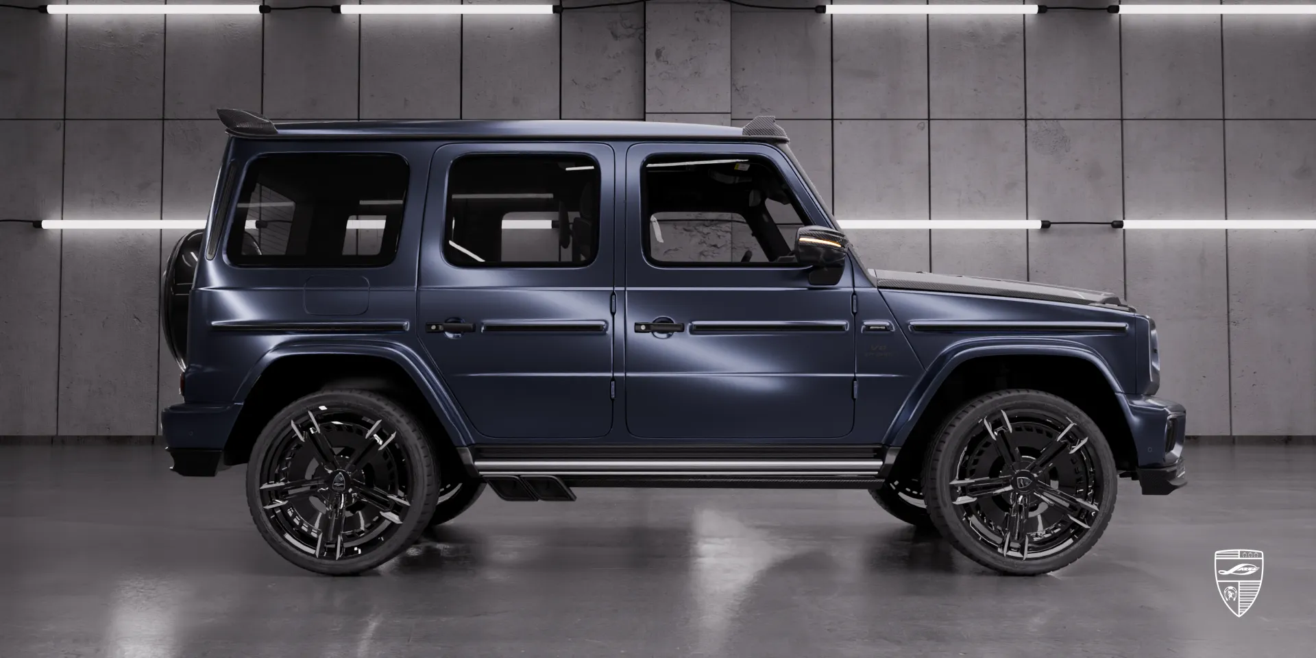 Детали ручной работы: обвес на AMG 63 G‑Class Facelift, дизайн высшего класса