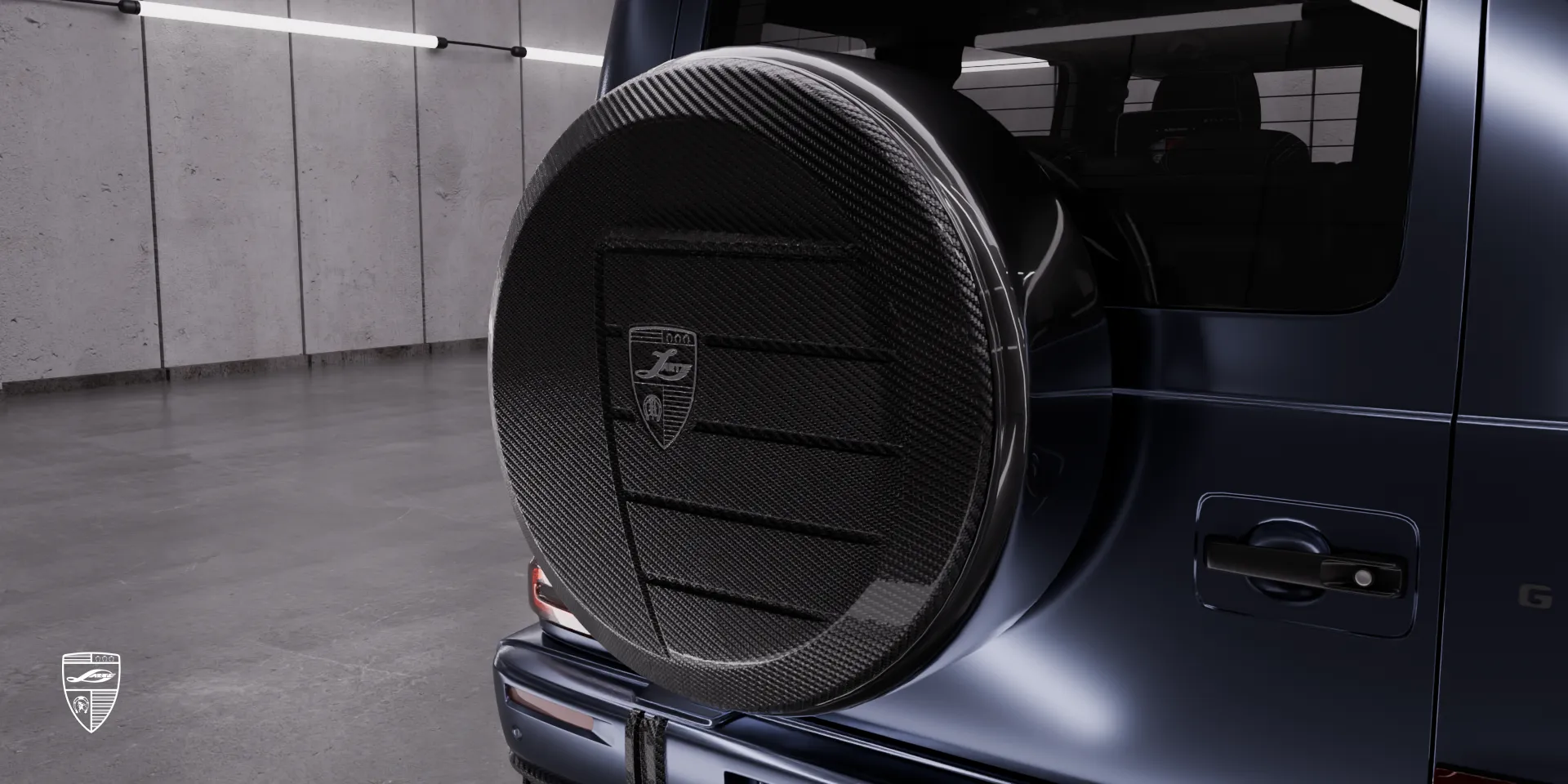 Элементы из углеродного волокна: обвес для Mercedes‑AMG 63 G‑Class, уникальный внешний вид